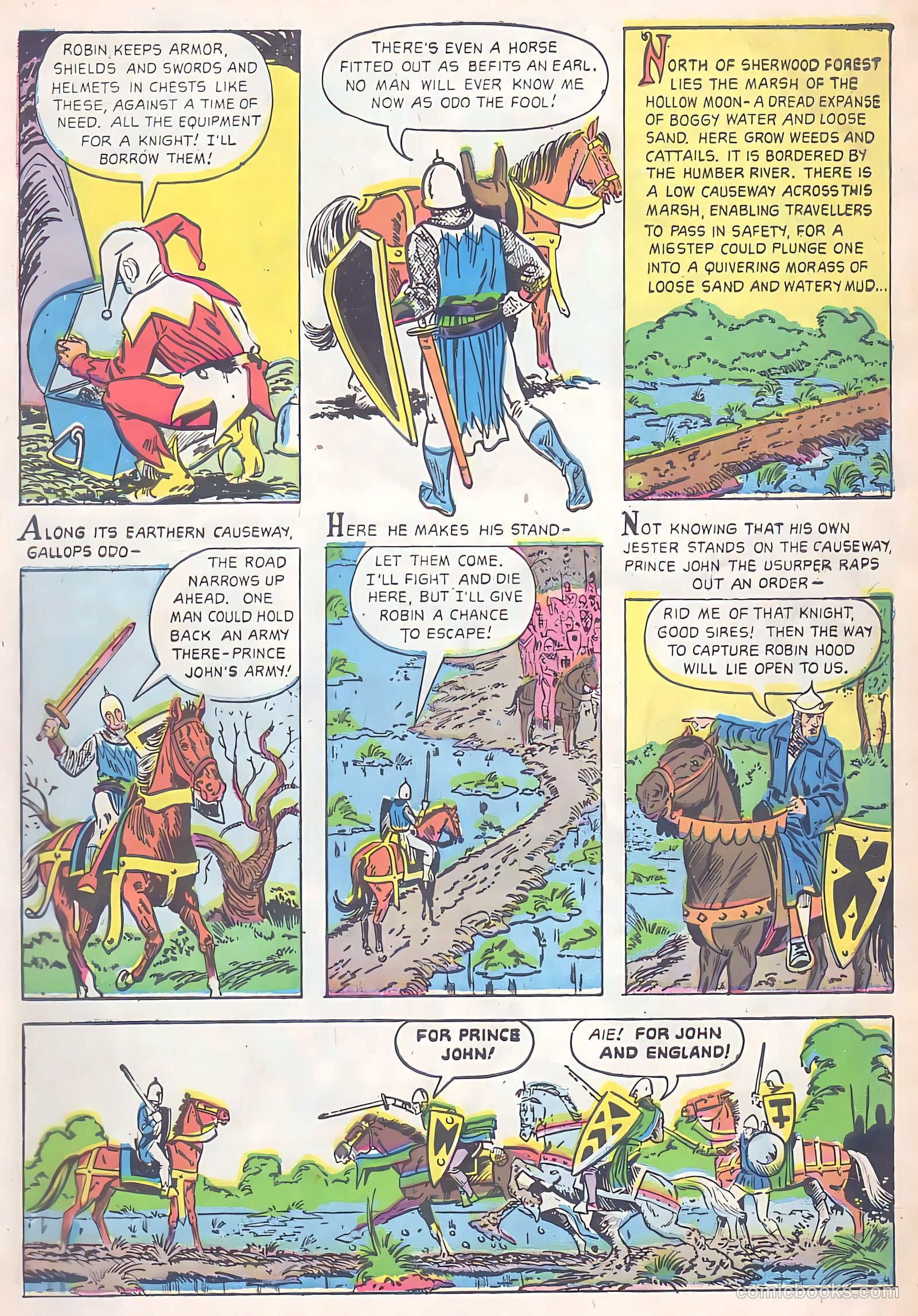 Robin Hood #1 (1958) — page 28 of 30