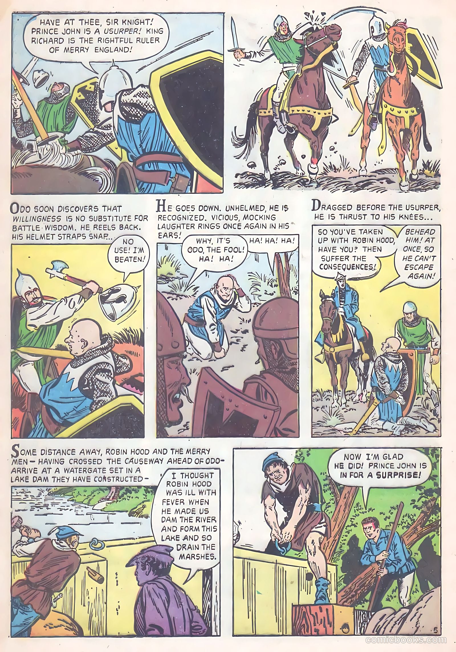 Robin Hood #1 (1958) — page 29 of 30