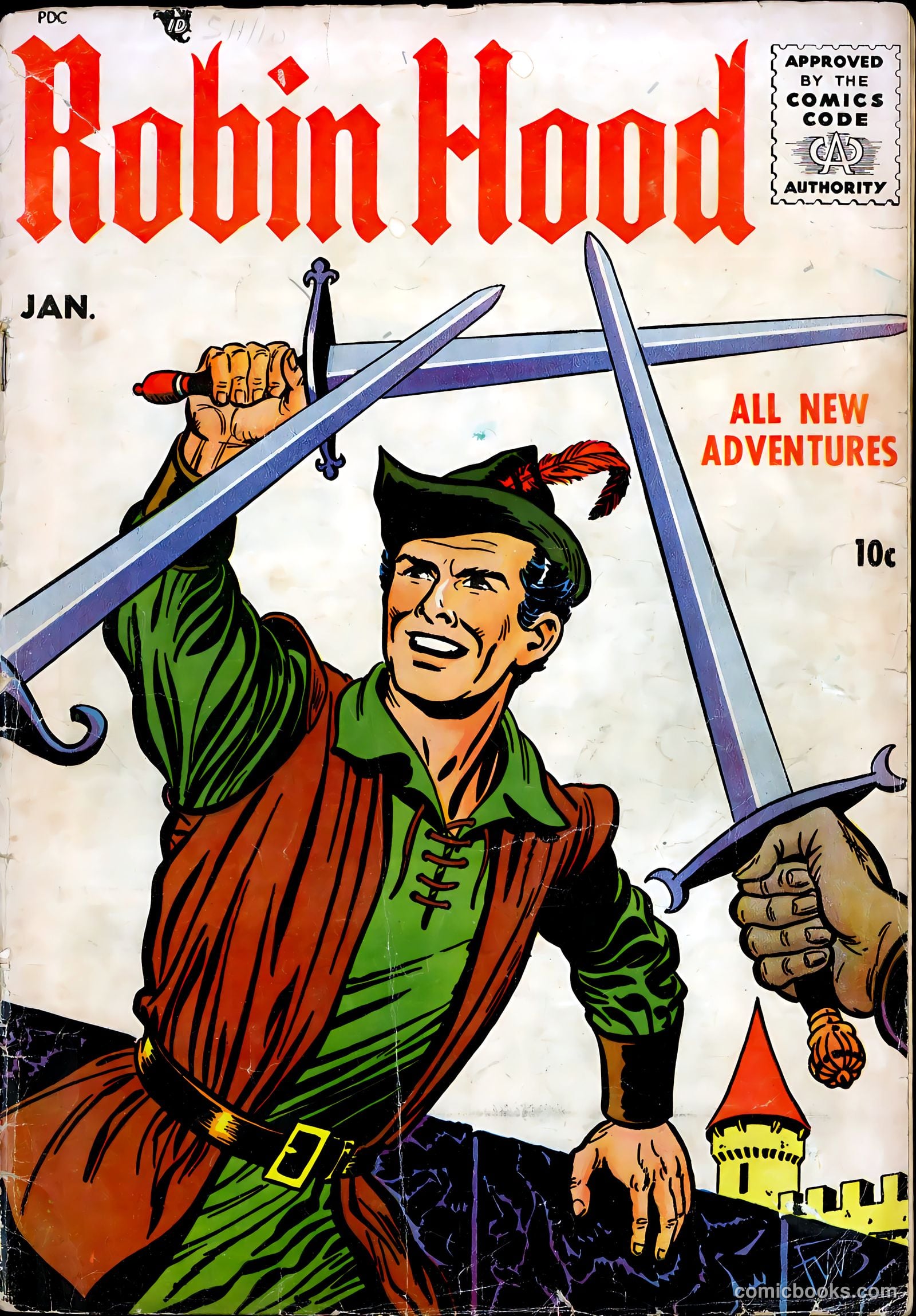 Robin Hood #10 (1963) — page 37 of 37