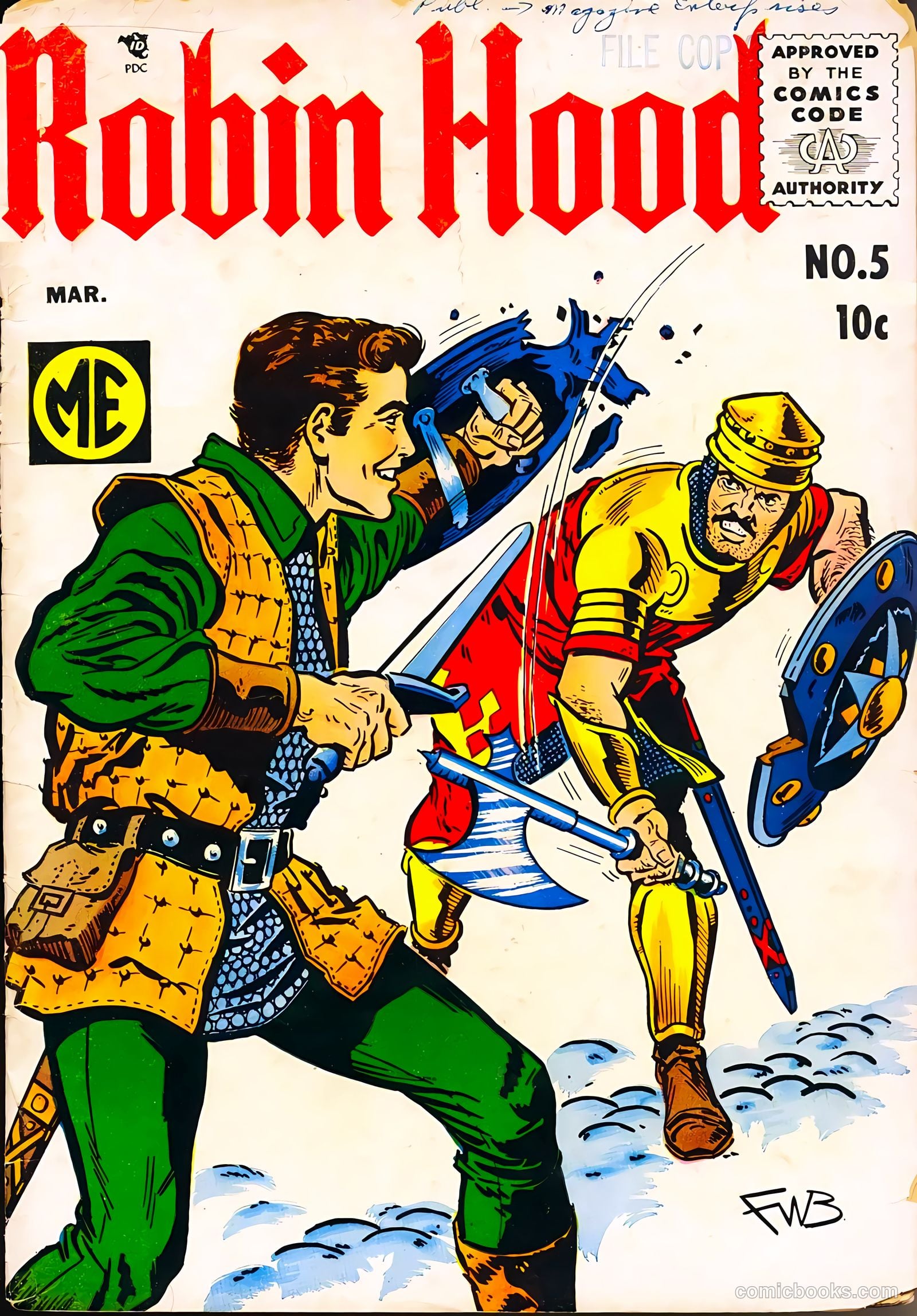Robin Hood #15 (1964) — page 37 of 37