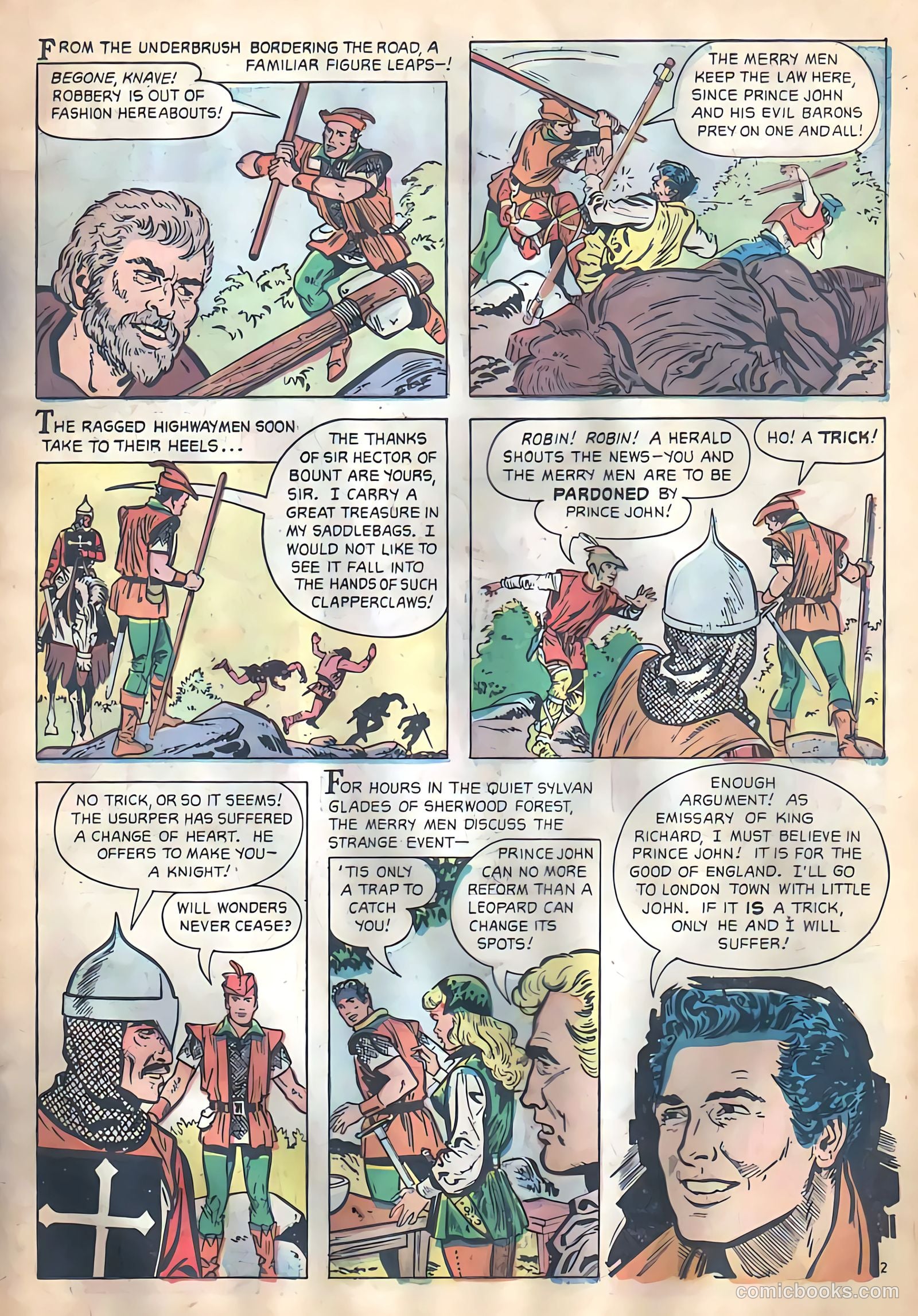 Robin Hood #2 (1957) — page 12 of 32