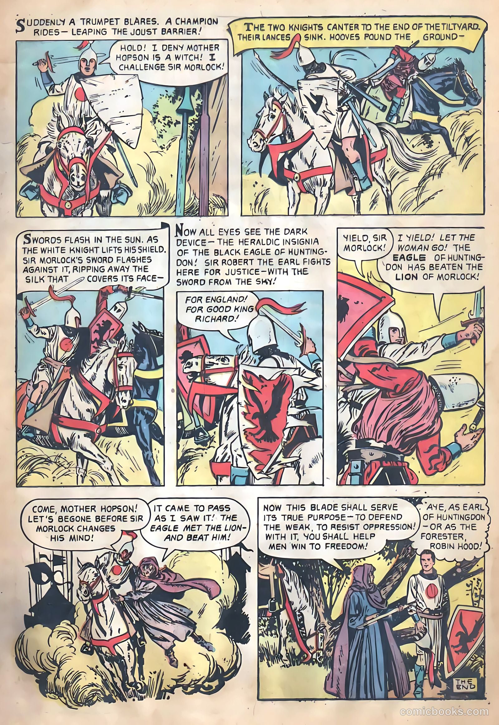 Robin Hood #2 (1957) — page 32 of 32
