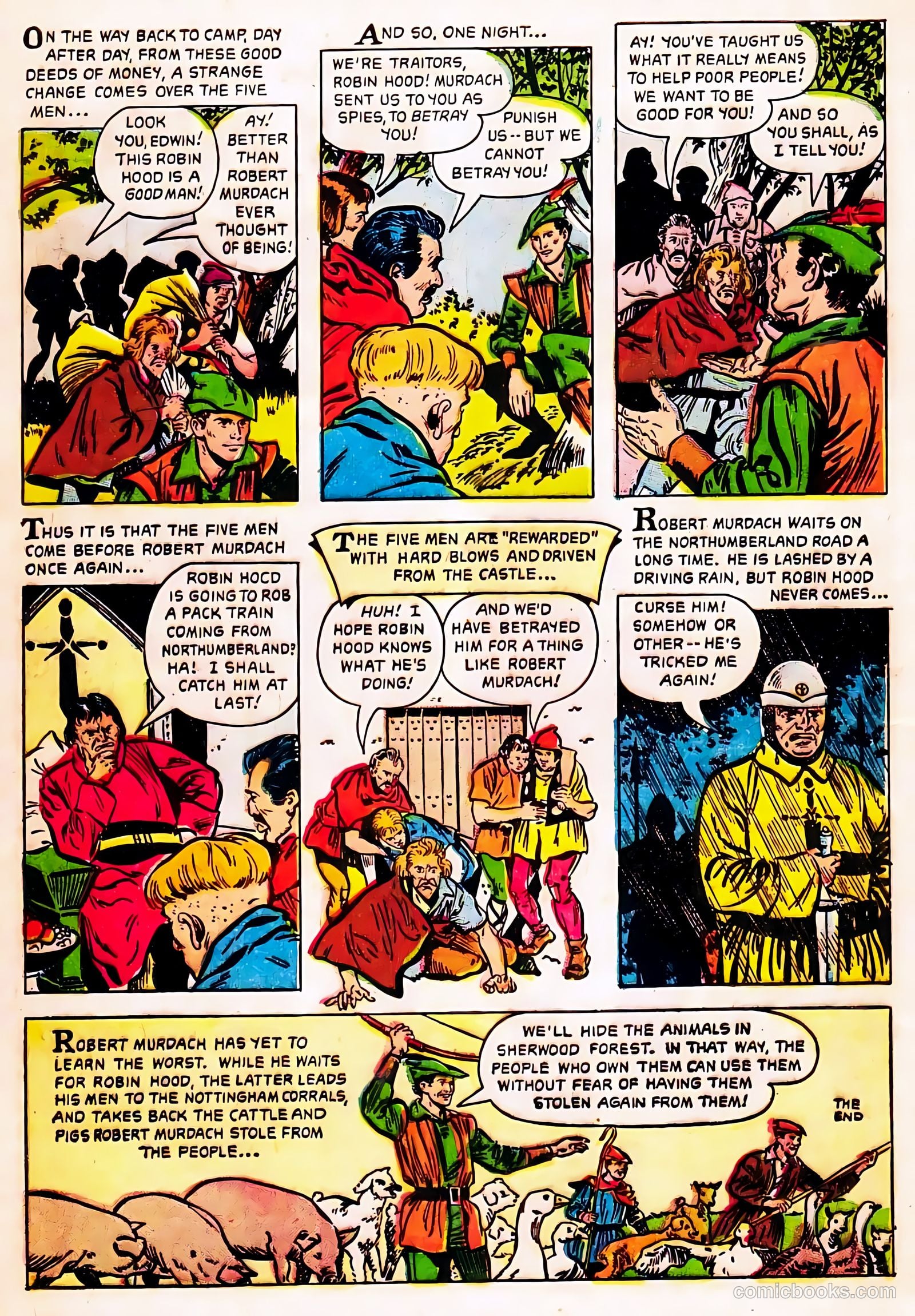 Robin Hood #3 (1956) — page 8 of 36