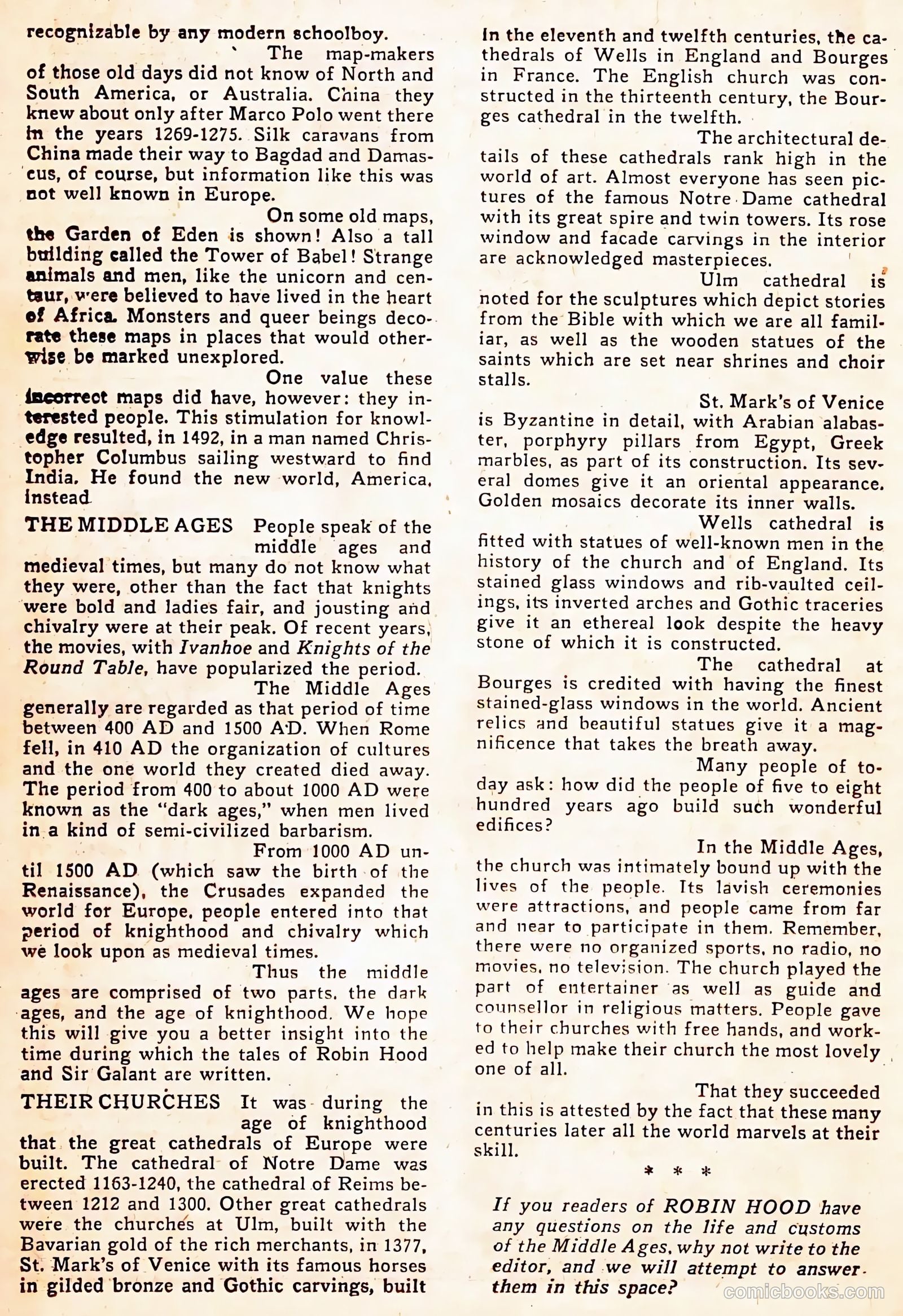Robin Hood #3 (1956) — page 26 of 36