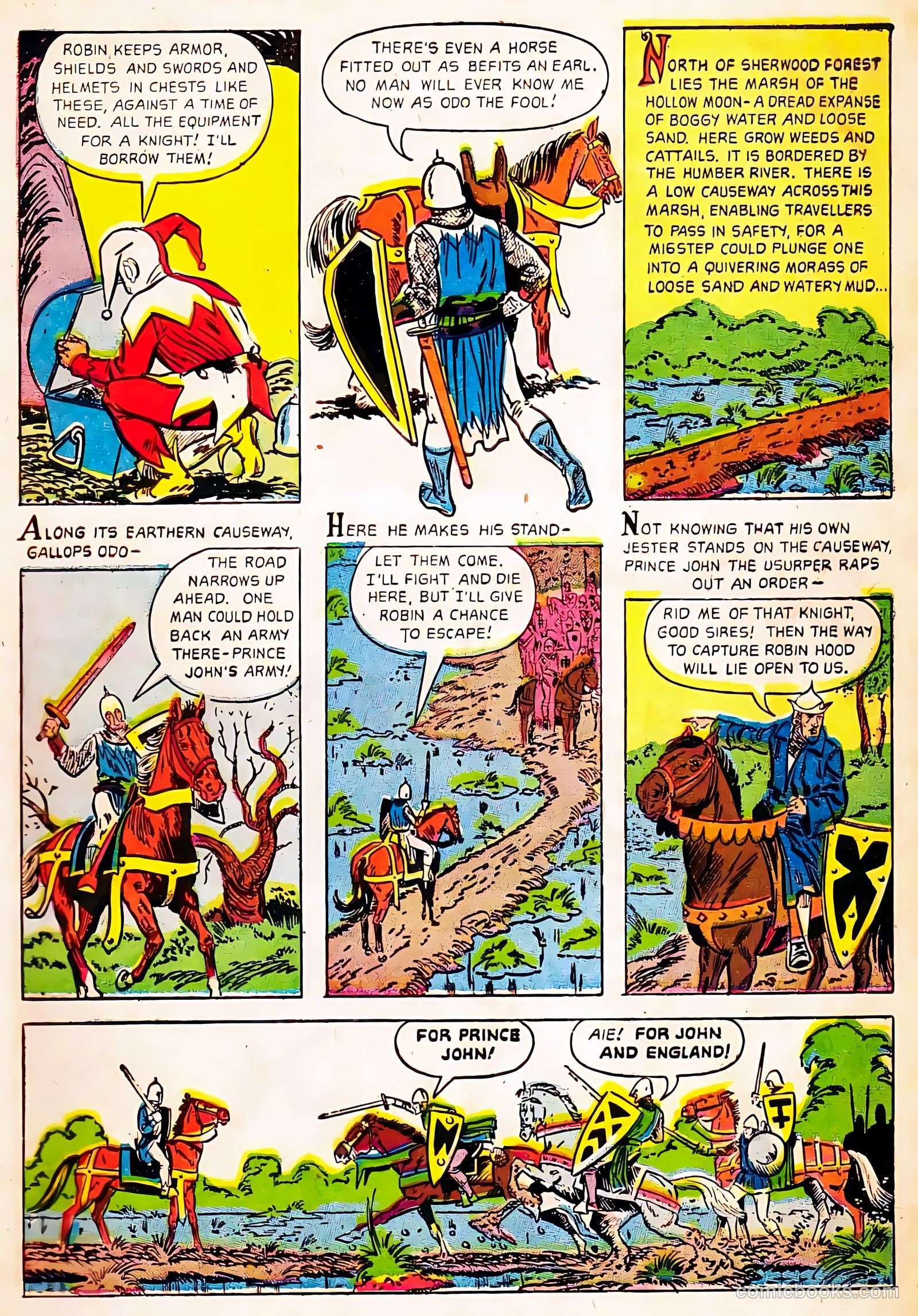 Robin Hood #3 (1956) — page 31 of 36