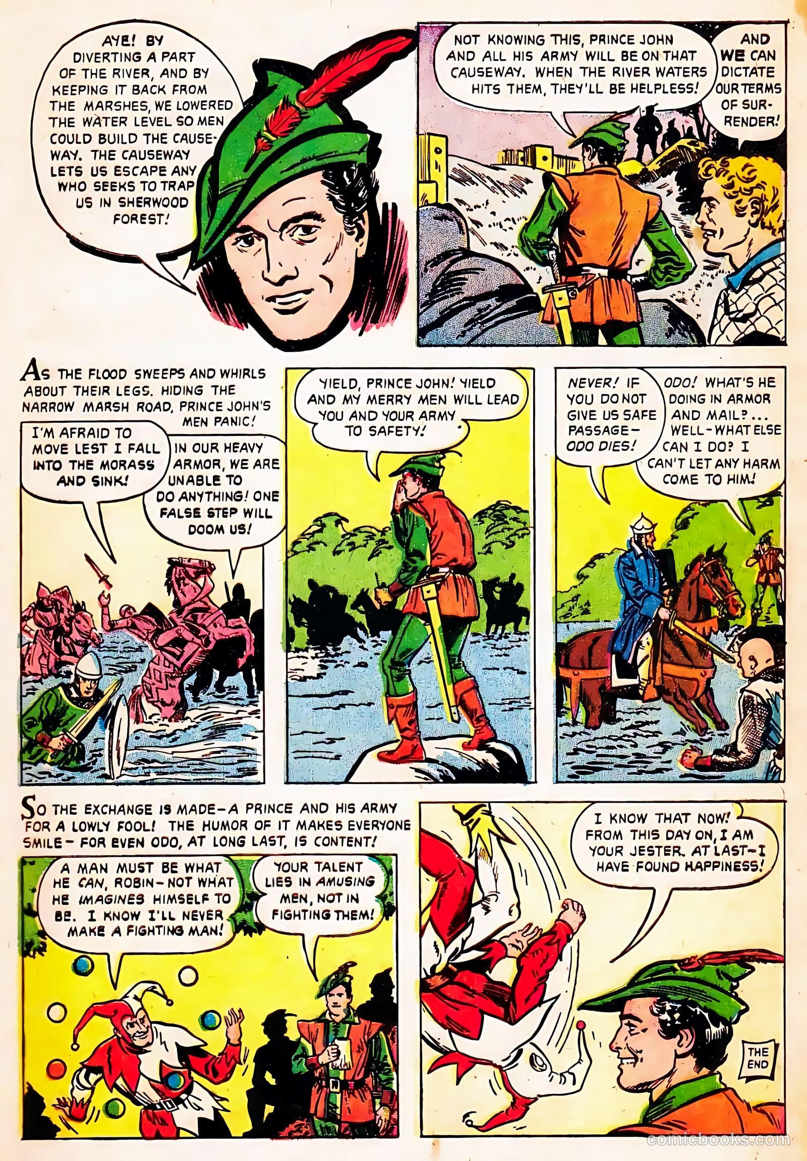Robin Hood #3 (1956) — page 33 of 36