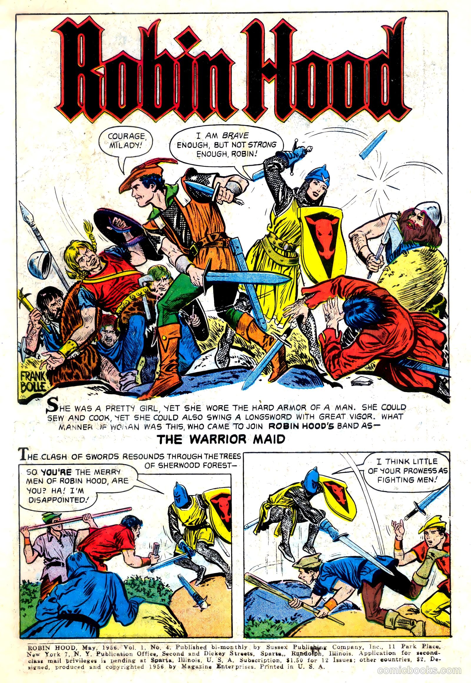 Robin Hood #4 (1956) — page 3 of 36