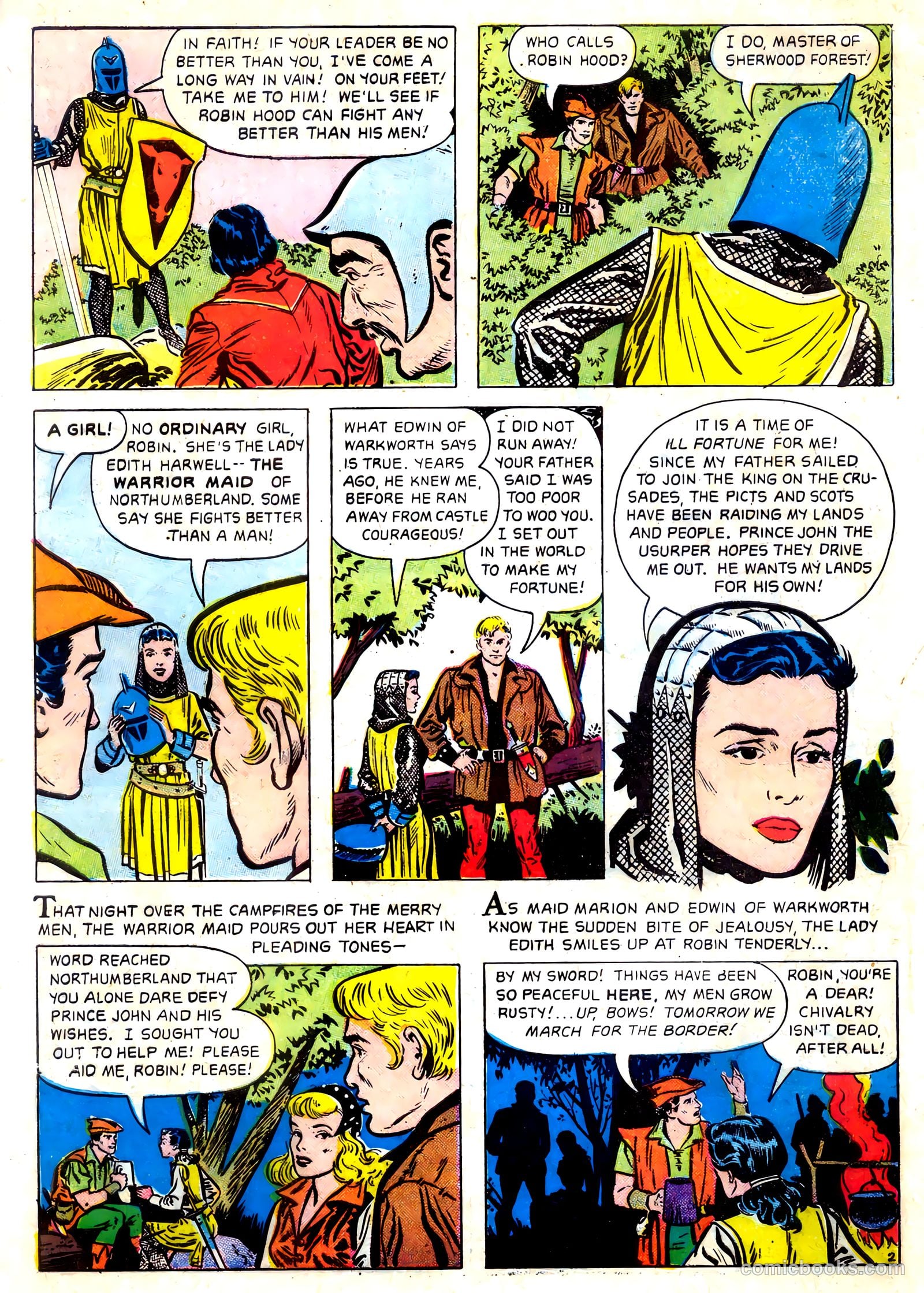 Robin Hood #4 (1956) — page 4 of 36