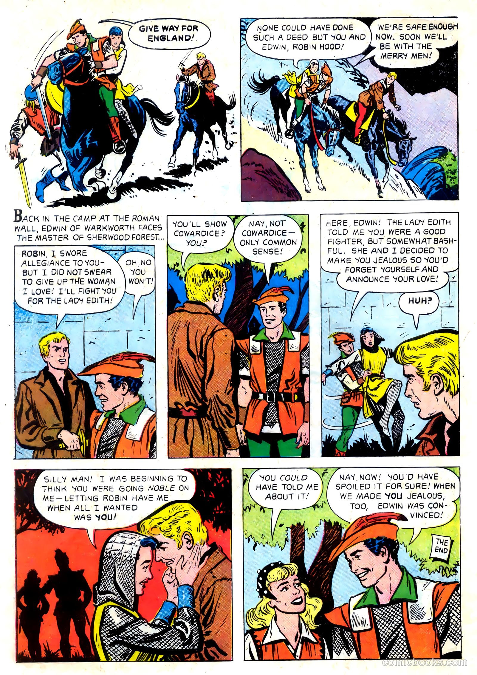 Robin Hood #4 (1956) — page 8 of 36