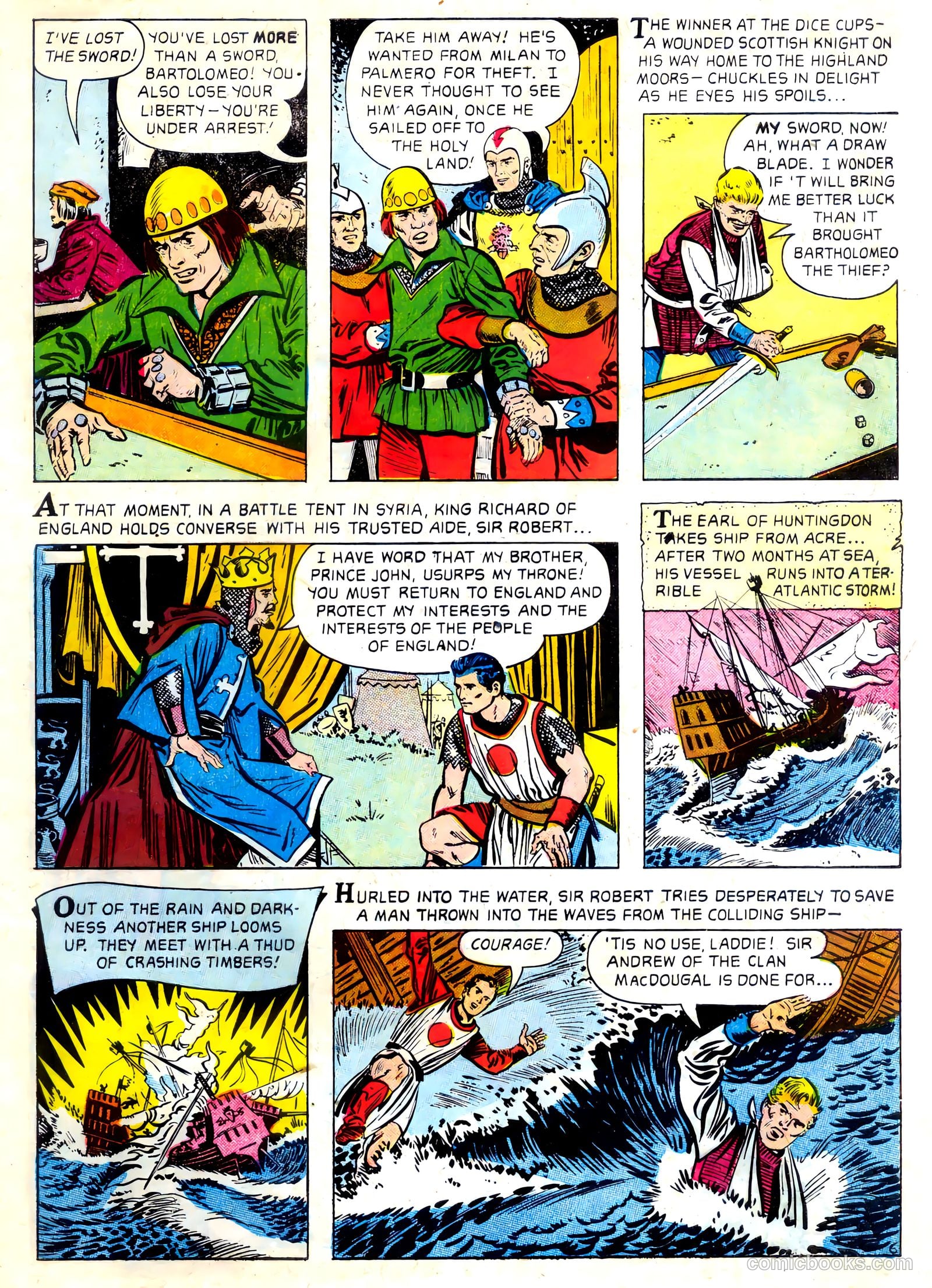 Robin Hood #4 (1956) — page 31 of 36