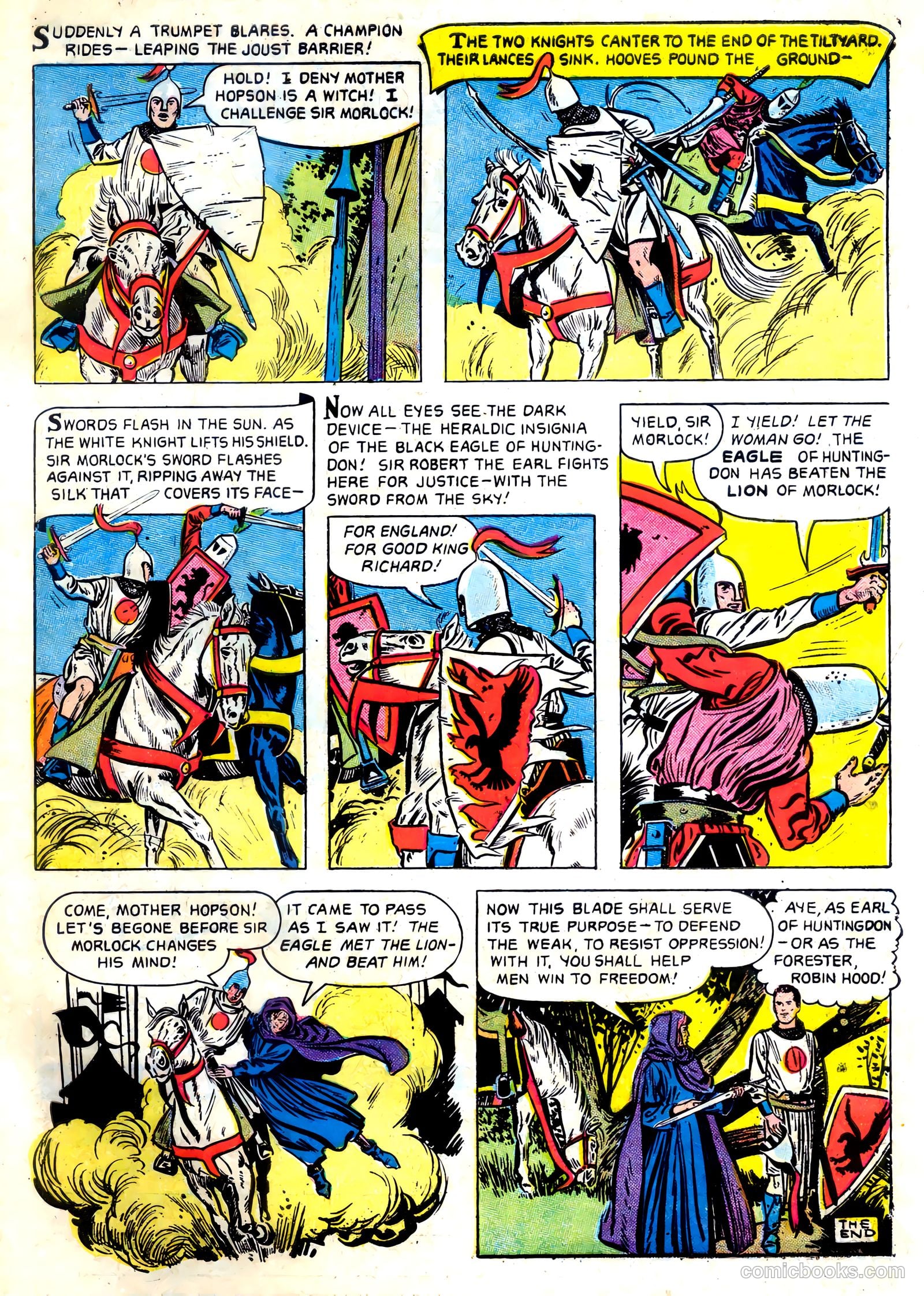 Robin Hood #4 (1956) — page 33 of 36