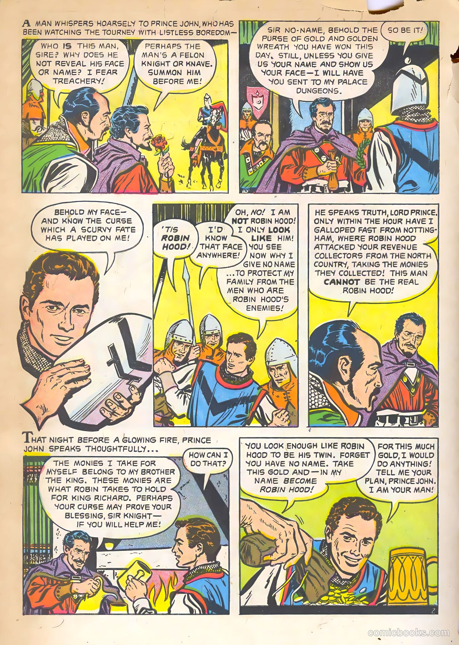 Robin Hood #5 (1957) — page 4 of 36