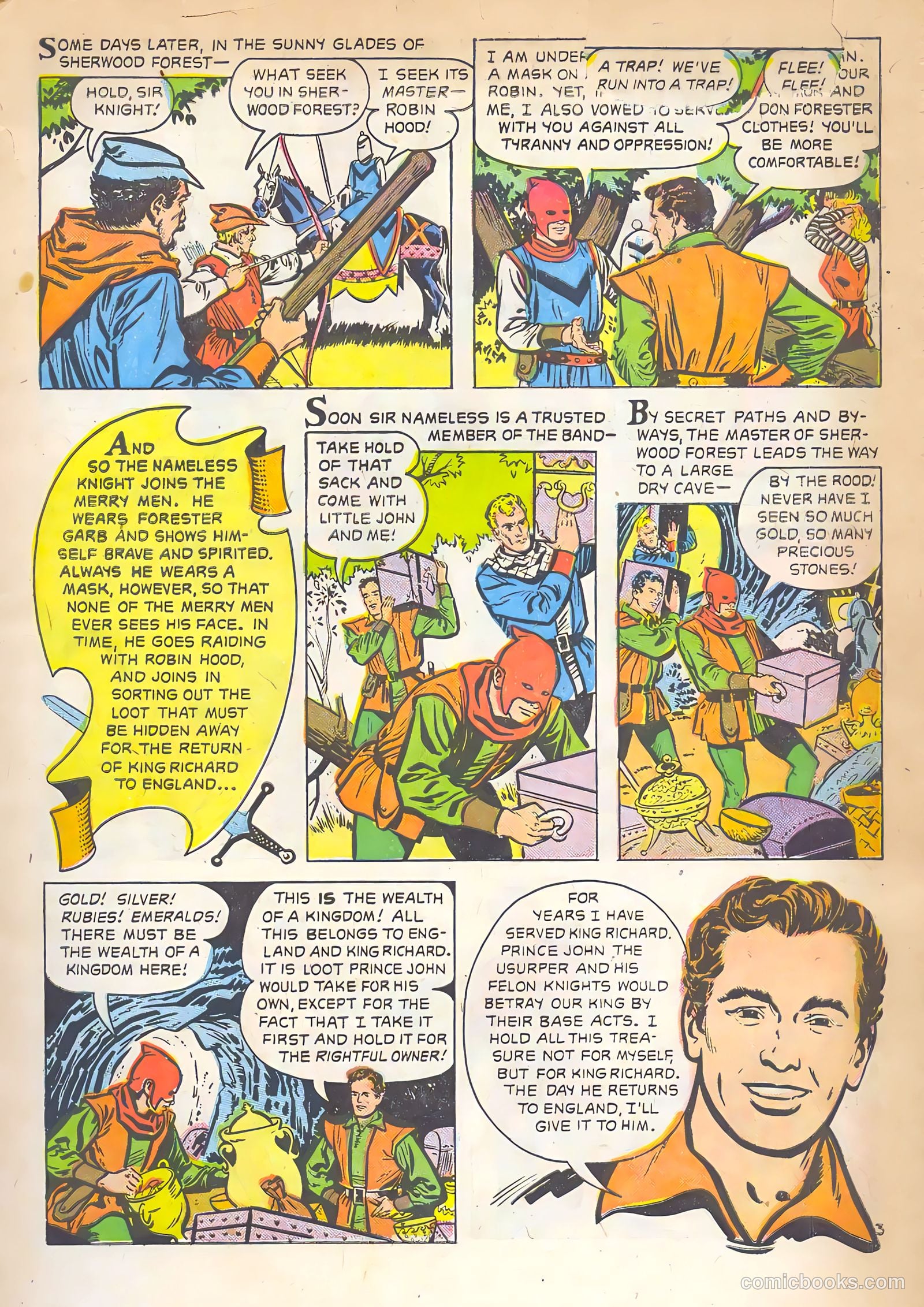Robin Hood #5 (1957) — page 5 of 36