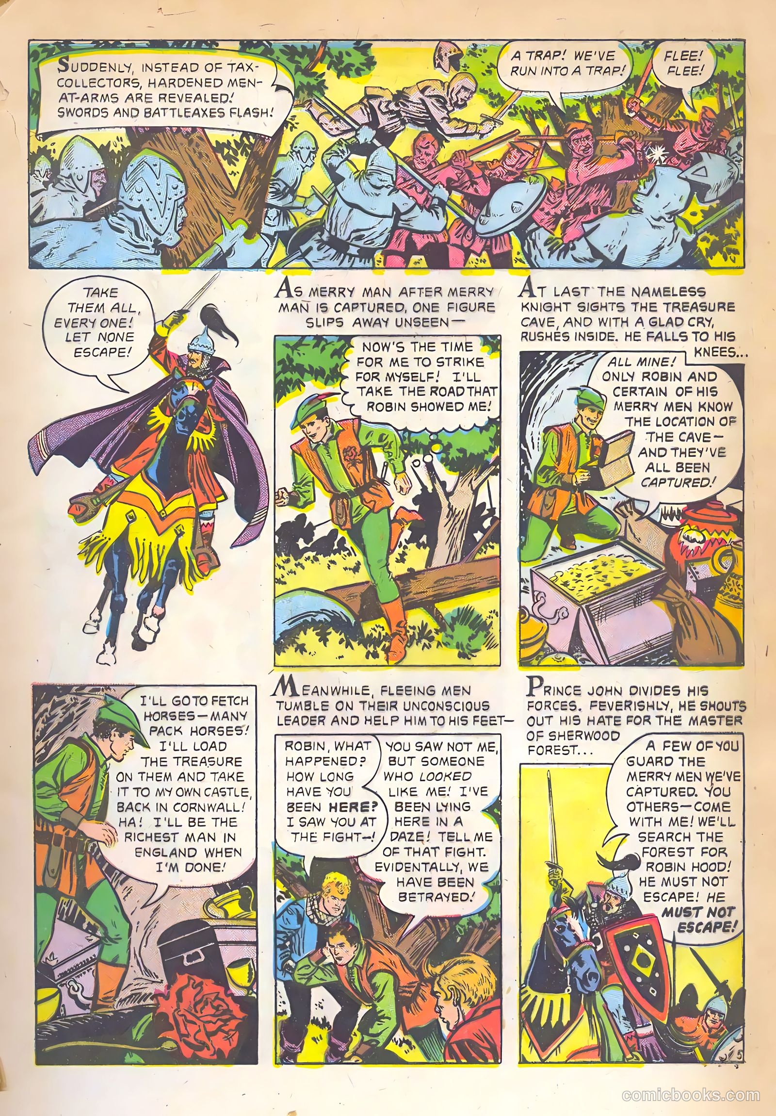 Robin Hood #5 (1957) — page 7 of 36