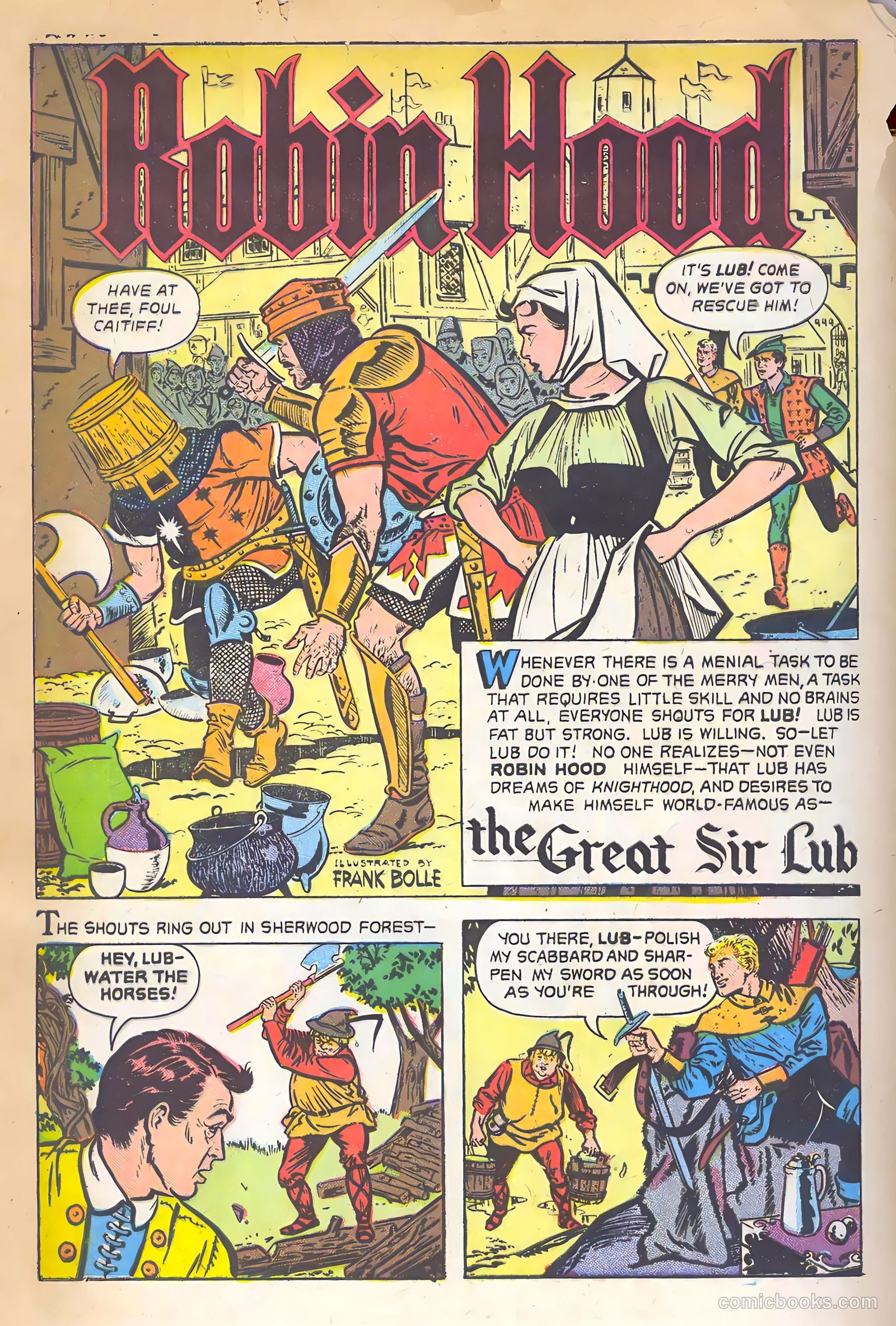 Robin Hood #5 (1957) — page 10 of 36