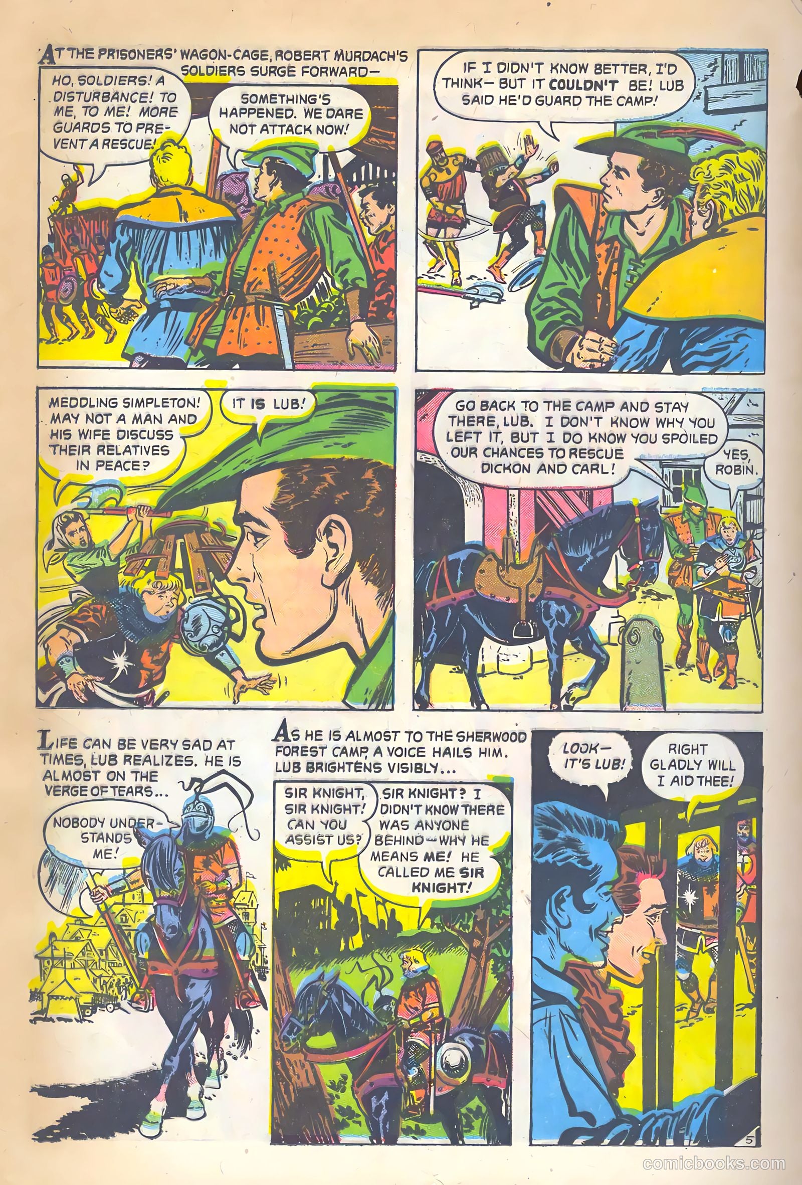 Robin Hood #5 (1957) — page 14 of 36