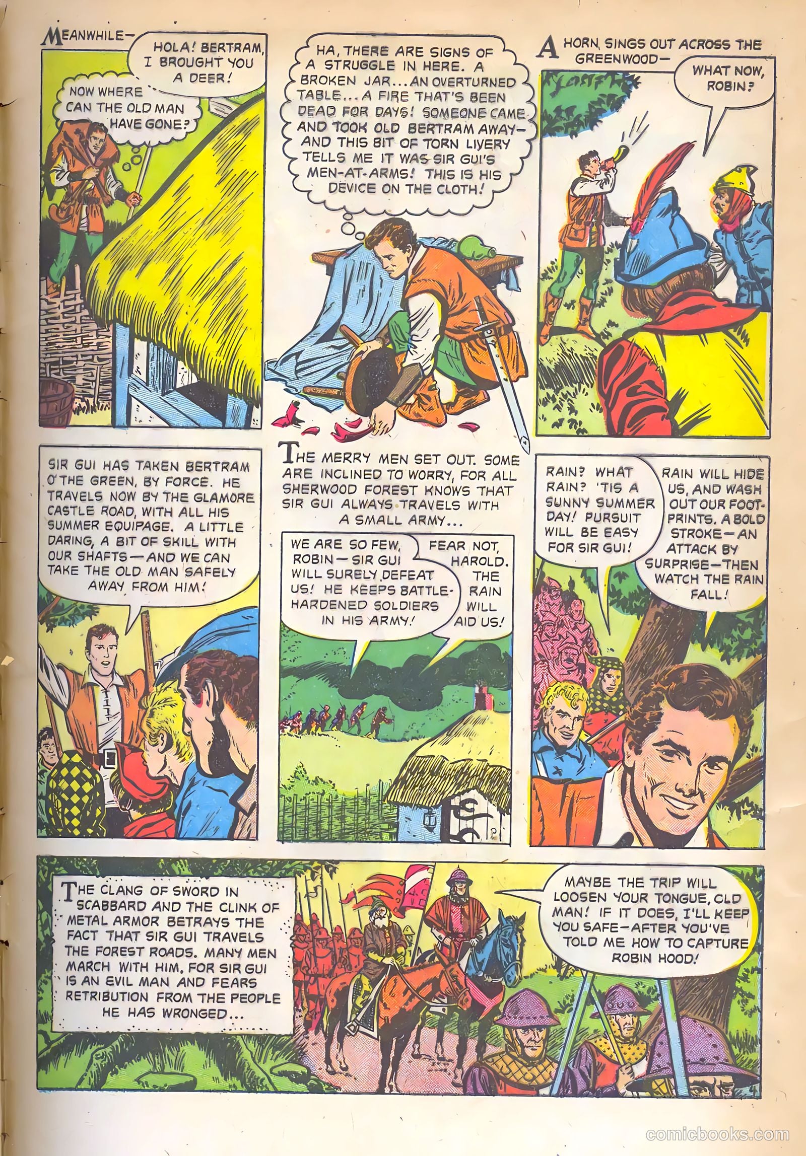 Robin Hood #5 (1957) — page 31 of 36