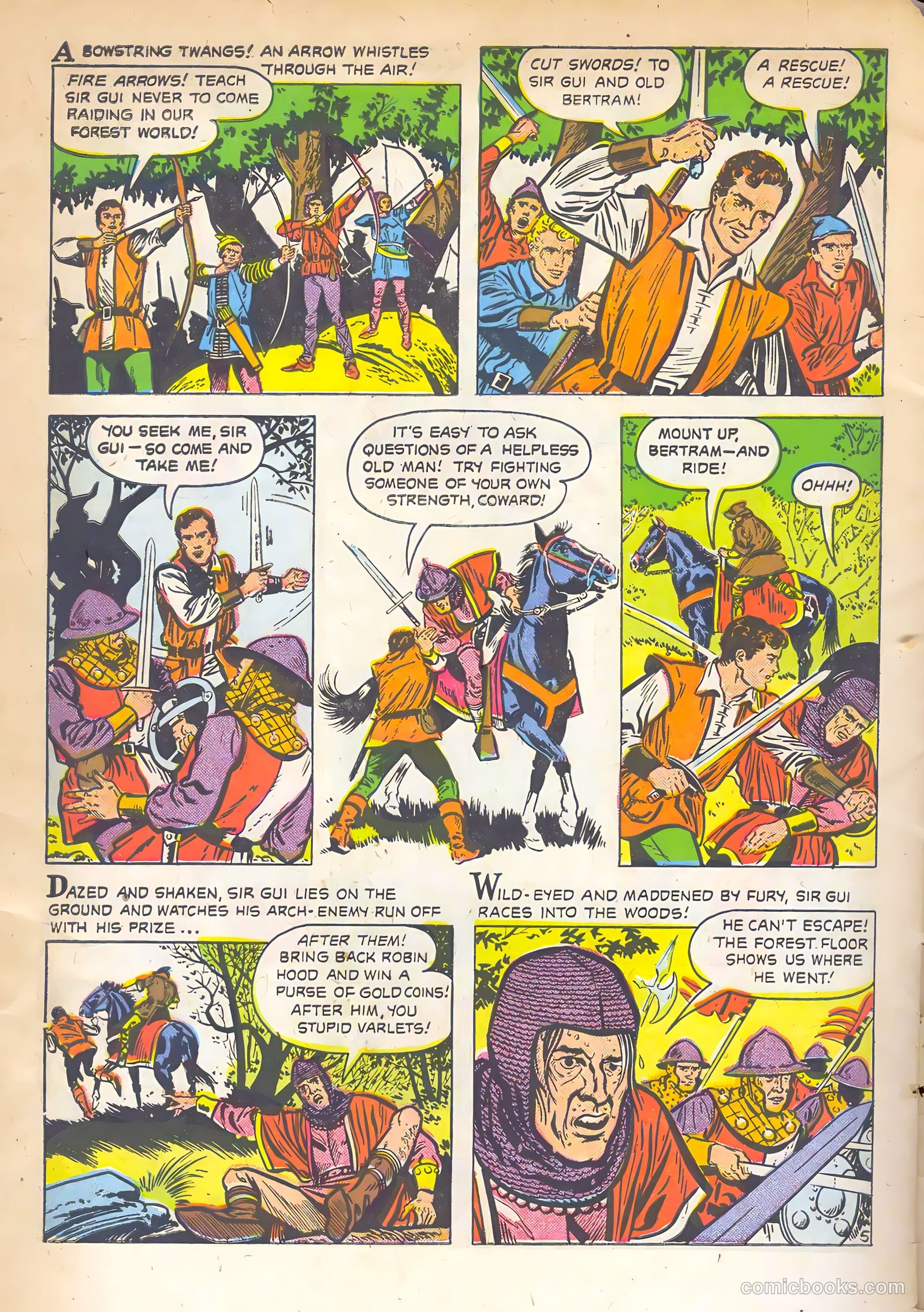 Robin Hood #5 (1957) — page 32 of 36
