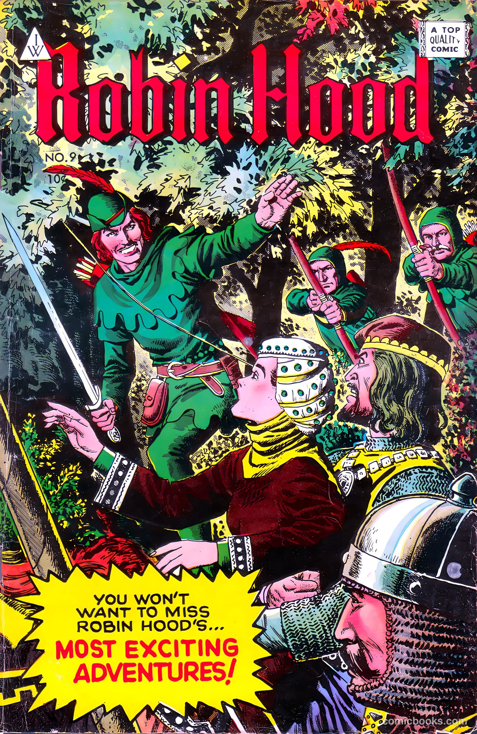 Robin Hood #9 (1958) — page 2 of 37