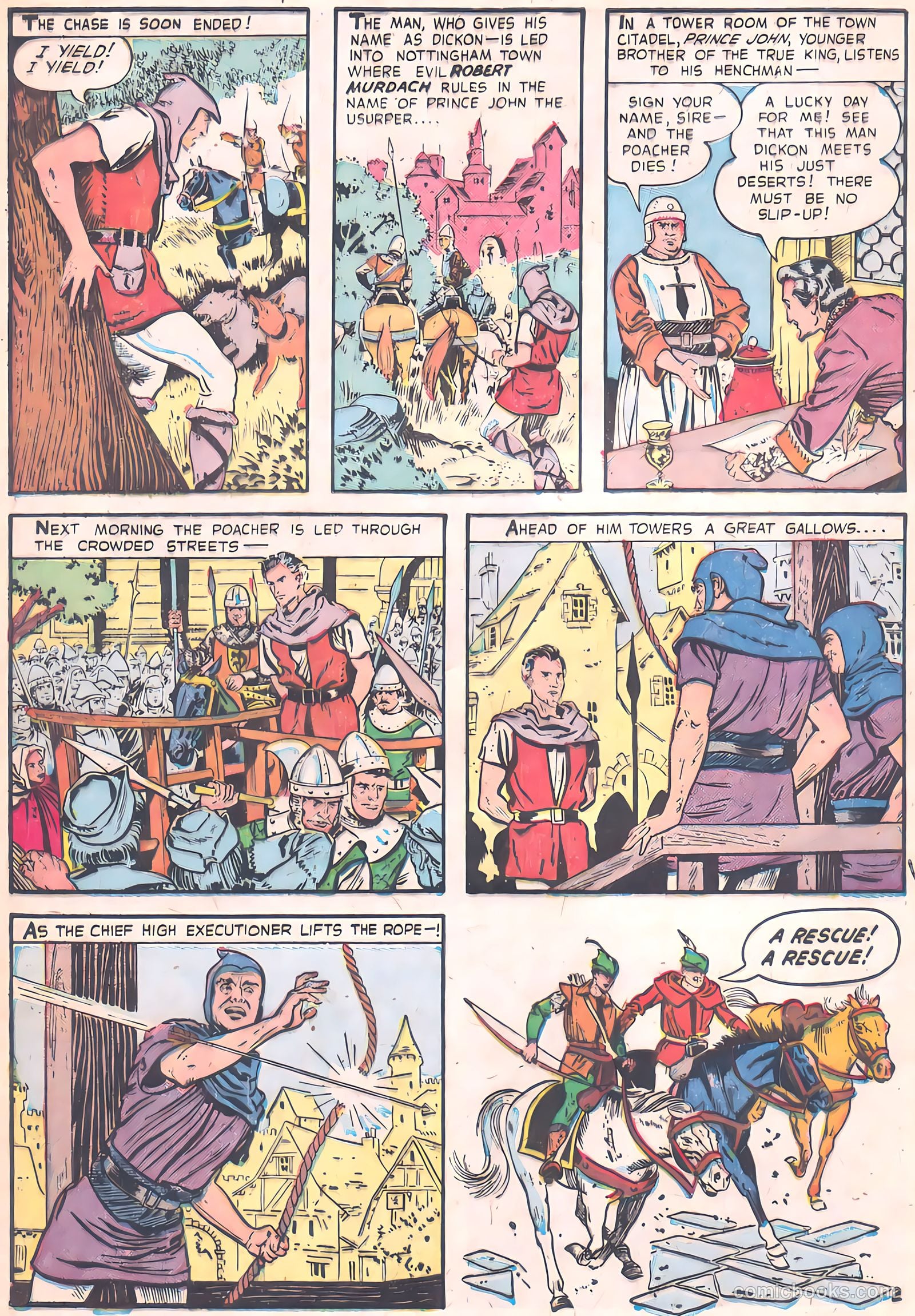 Robin Hood #9 (1958) — page 5 of 37