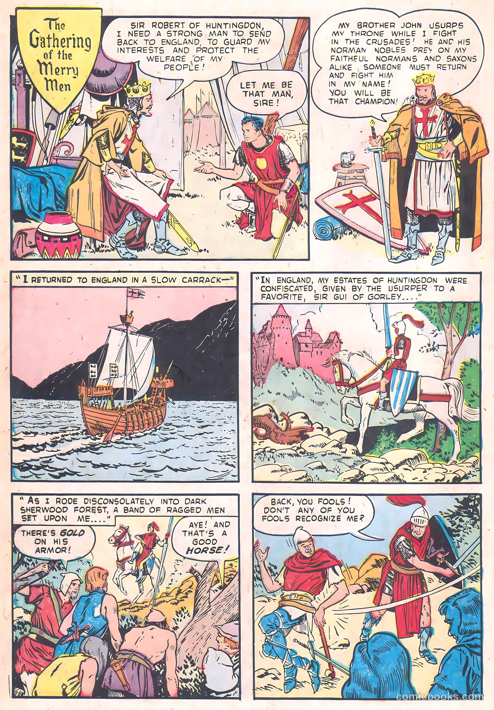 Robin Hood #9 (1958) — page 7 of 37