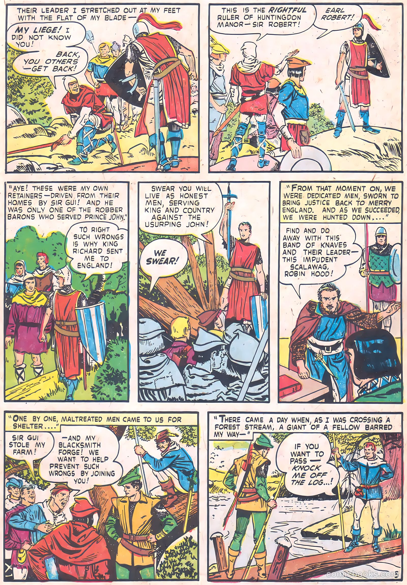 Robin Hood #9 (1958) — page 8 of 37