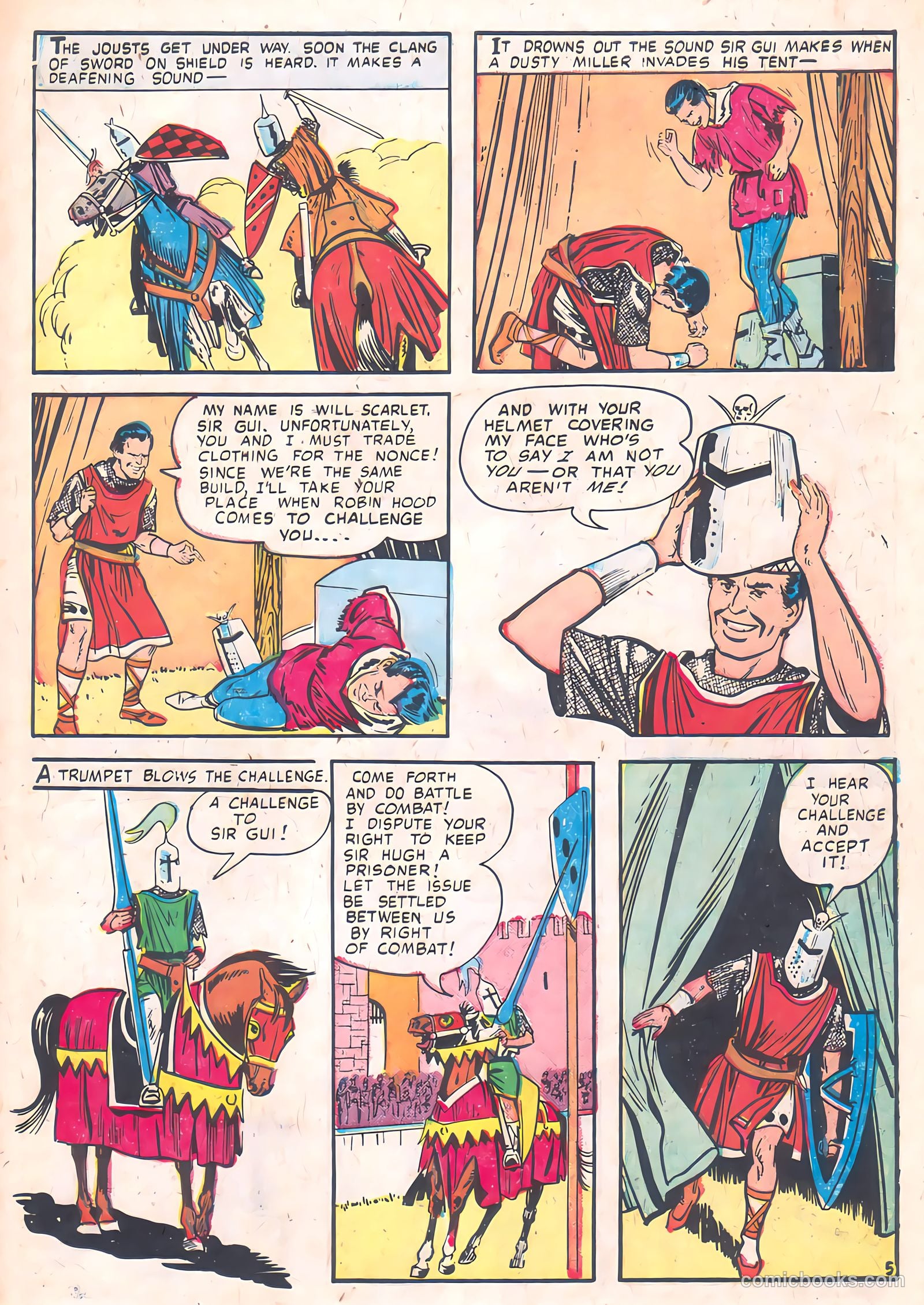 Robin Hood #9 (1958) — page 32 of 37