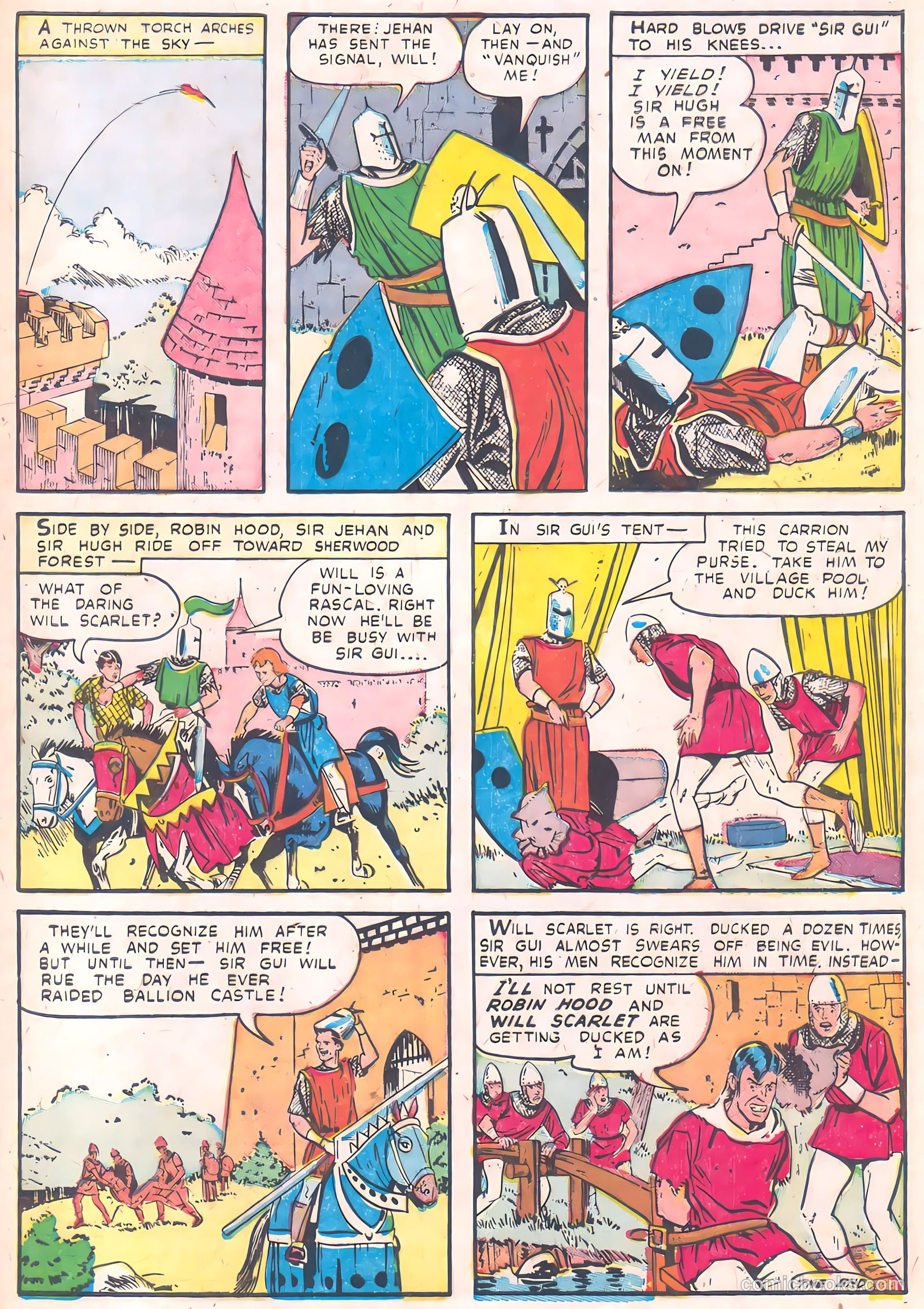 Robin Hood #9 (1958) — page 34 of 37