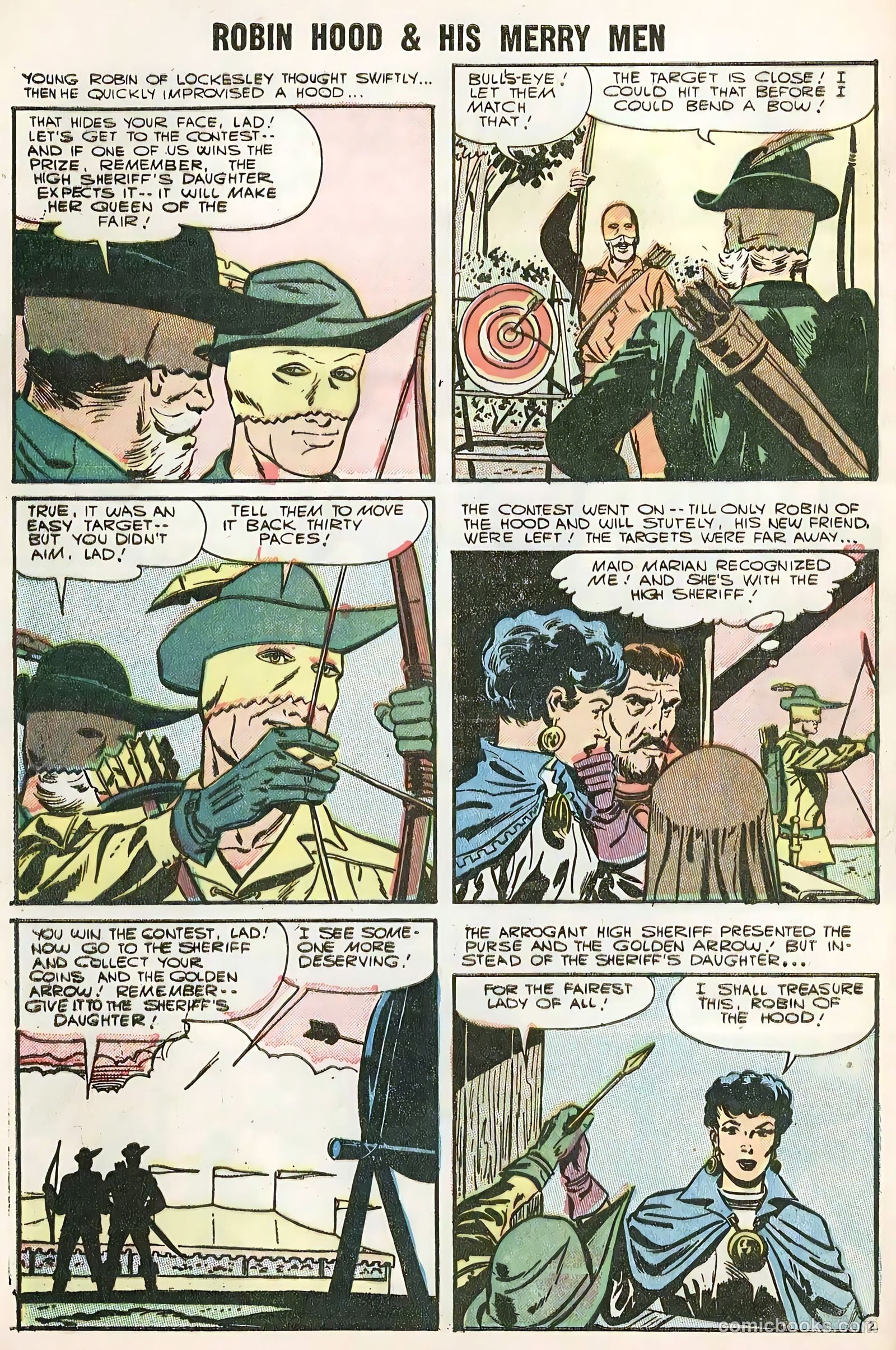 Robin Hood and His Merry Men #28 (1956) — page 4 of 36