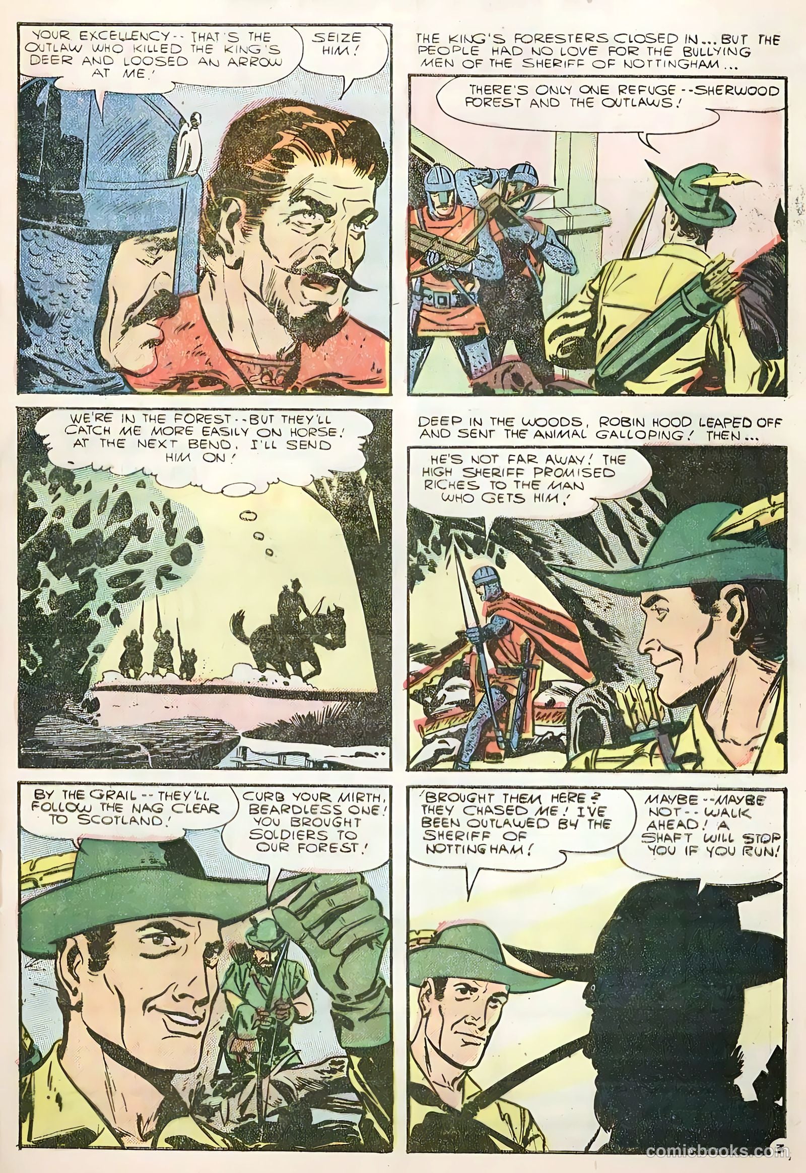 Robin Hood and His Merry Men #28 (1956) — page 5 of 36