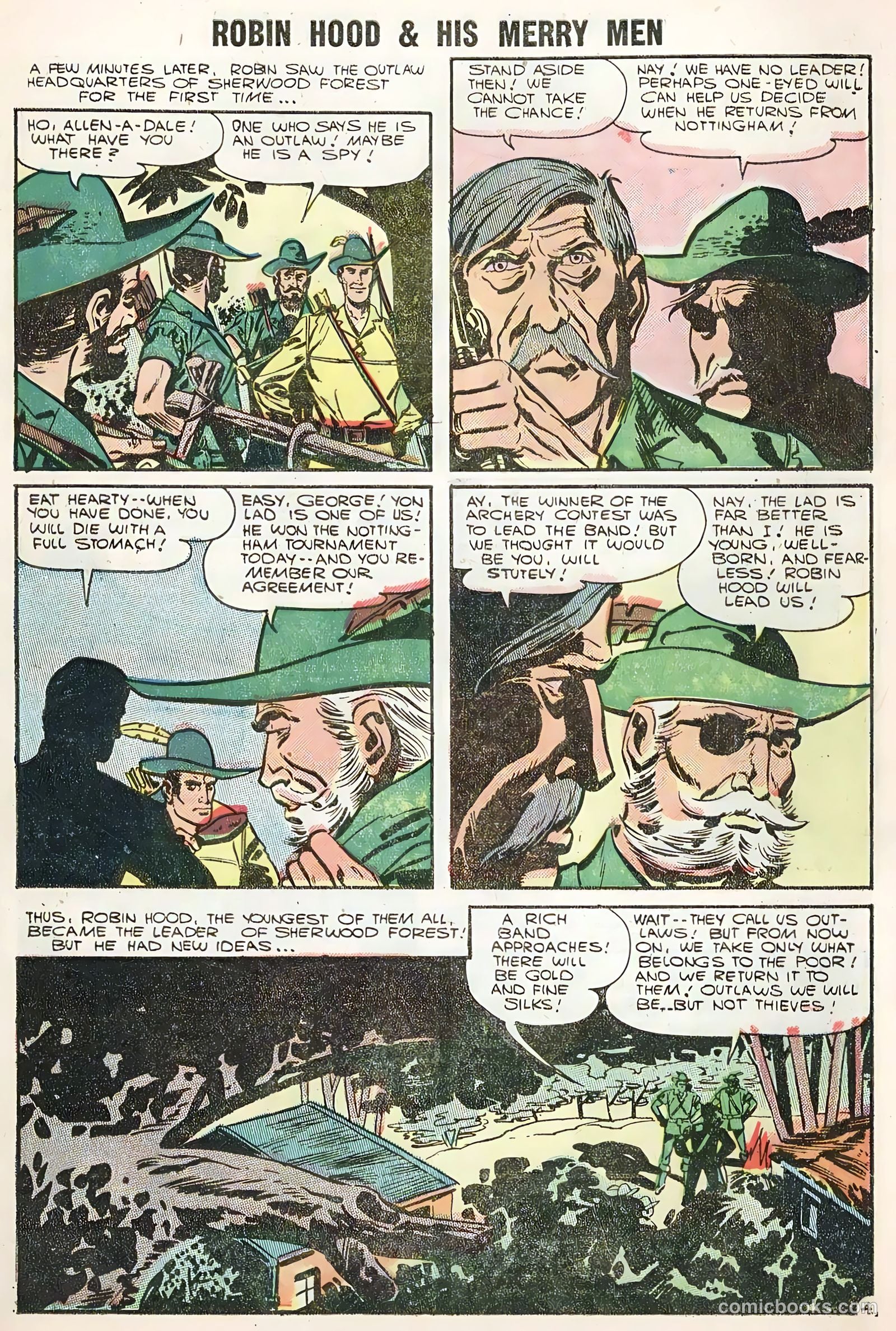 Robin Hood and His Merry Men #28 (1956) — page 7 of 36