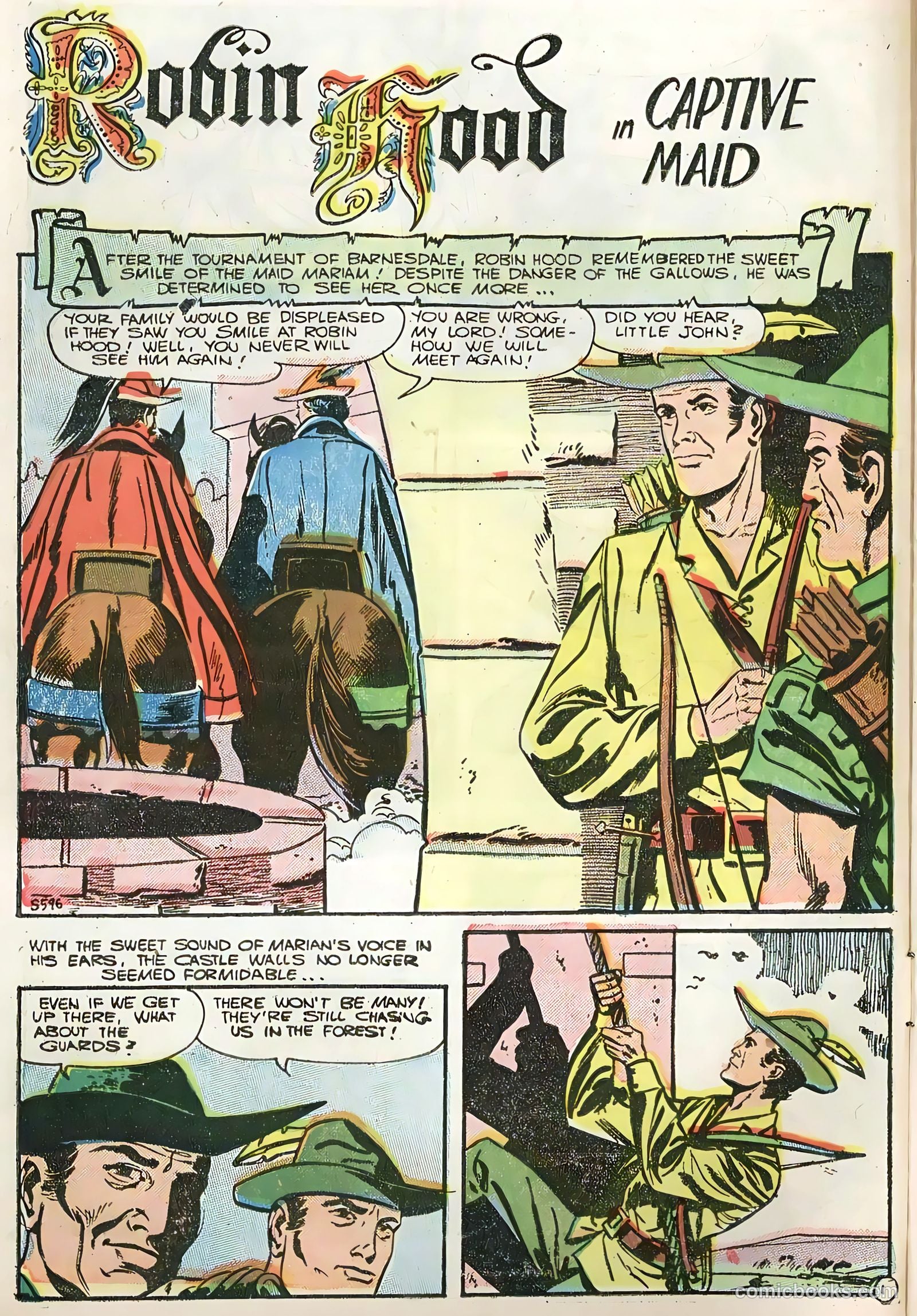 Robin Hood and His Merry Men #28 (1956) — page 10 of 36