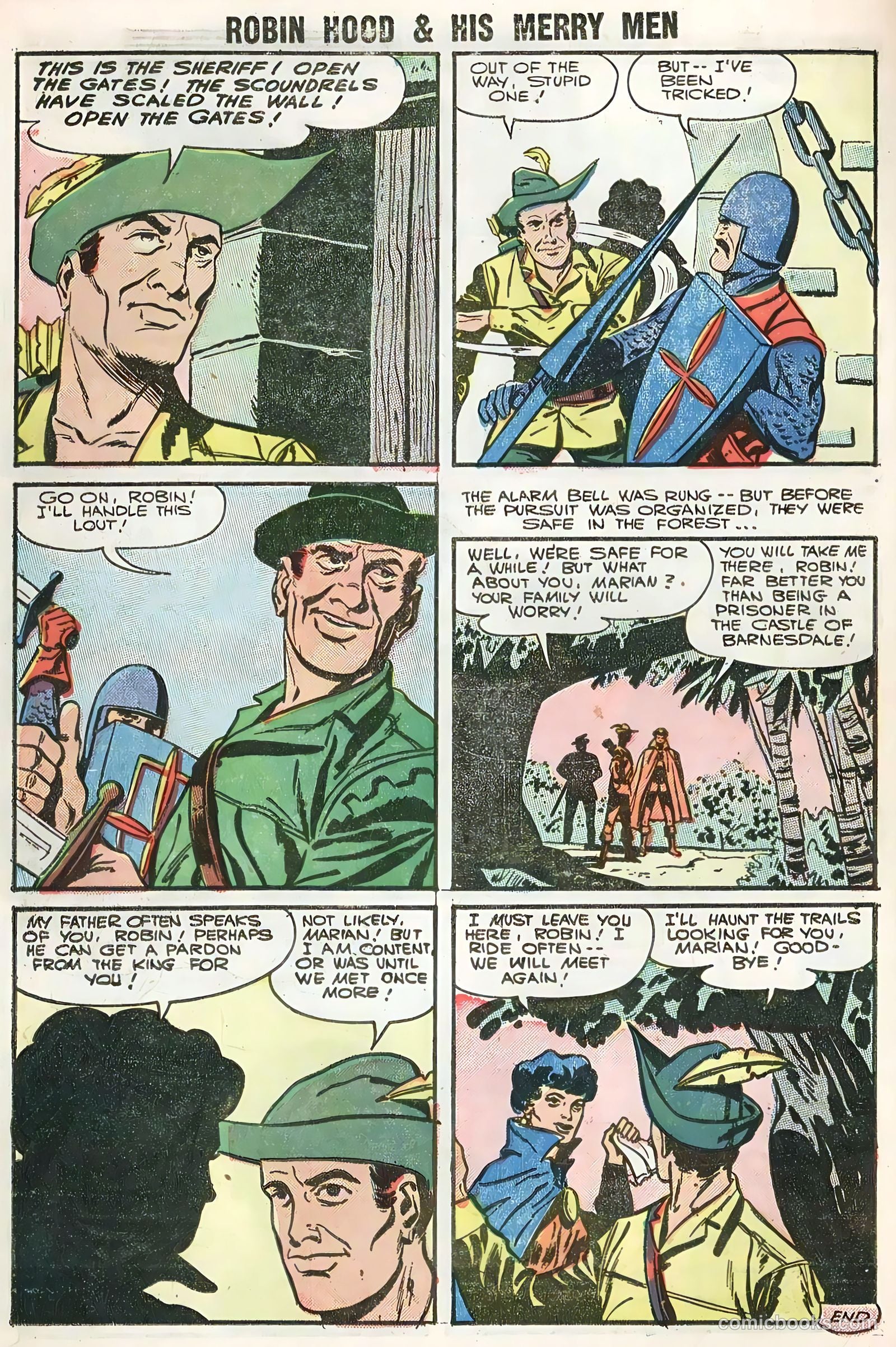Robin Hood and His Merry Men #28 (1956) — page 14 of 36