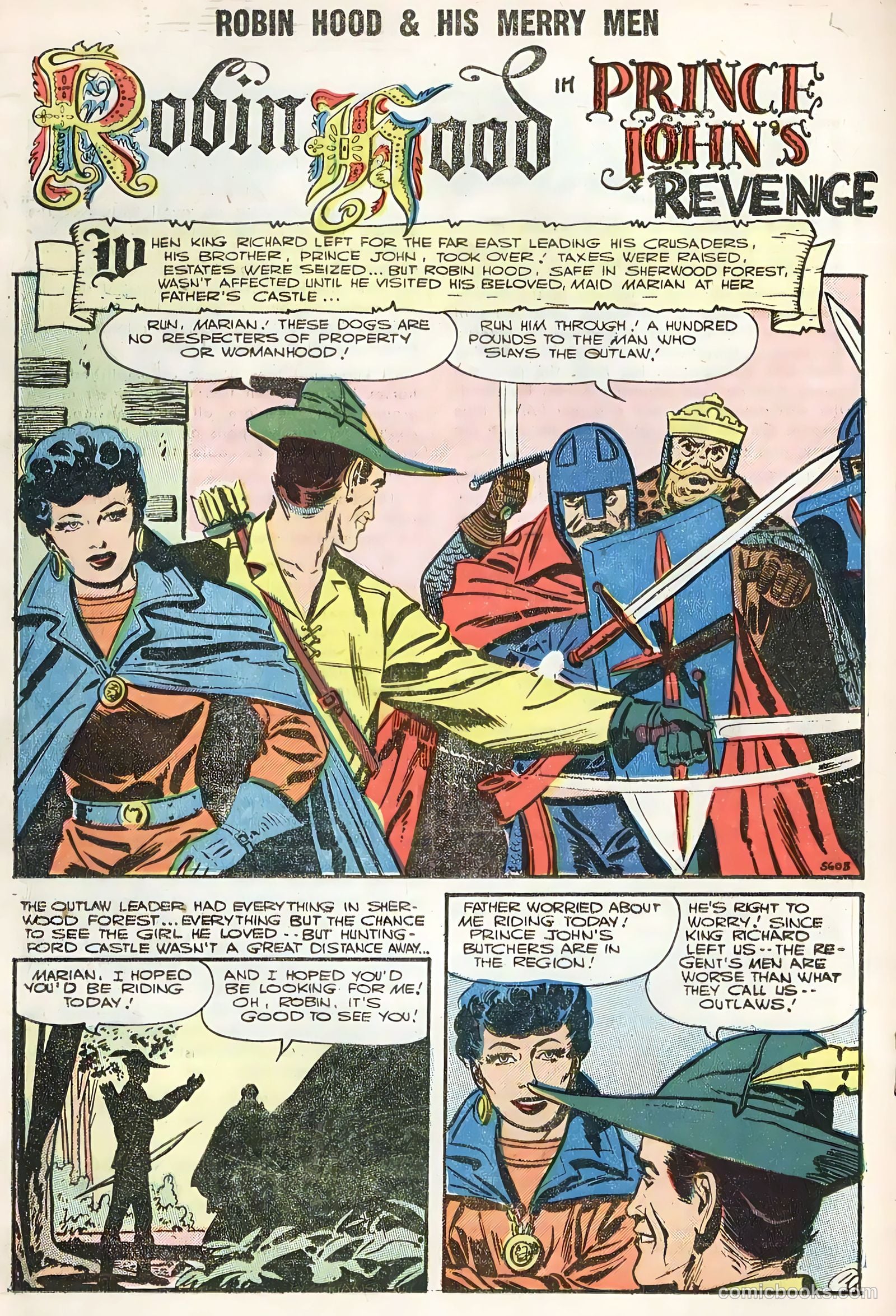 Robin Hood and His Merry Men #28 (1956) — page 18 of 36