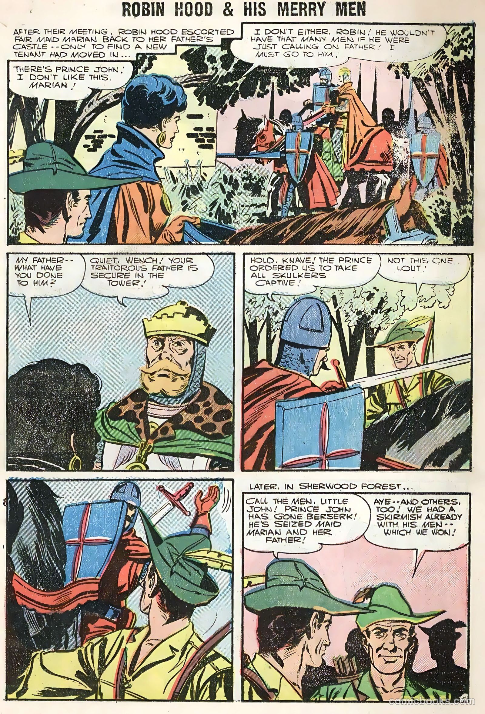 Robin Hood and His Merry Men #28 (1956) — page 19 of 36