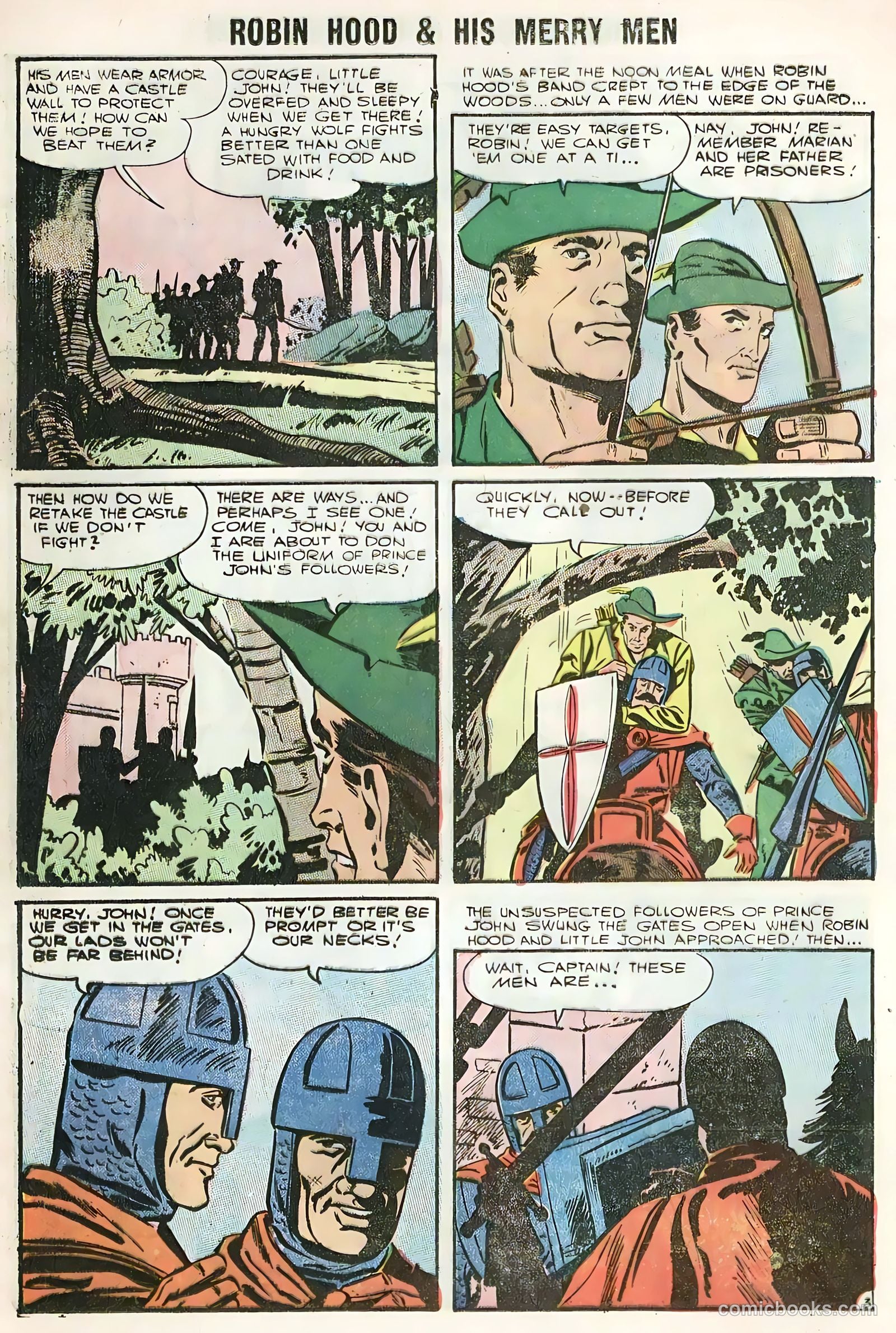 Robin Hood and His Merry Men #28 (1956) — page 20 of 36