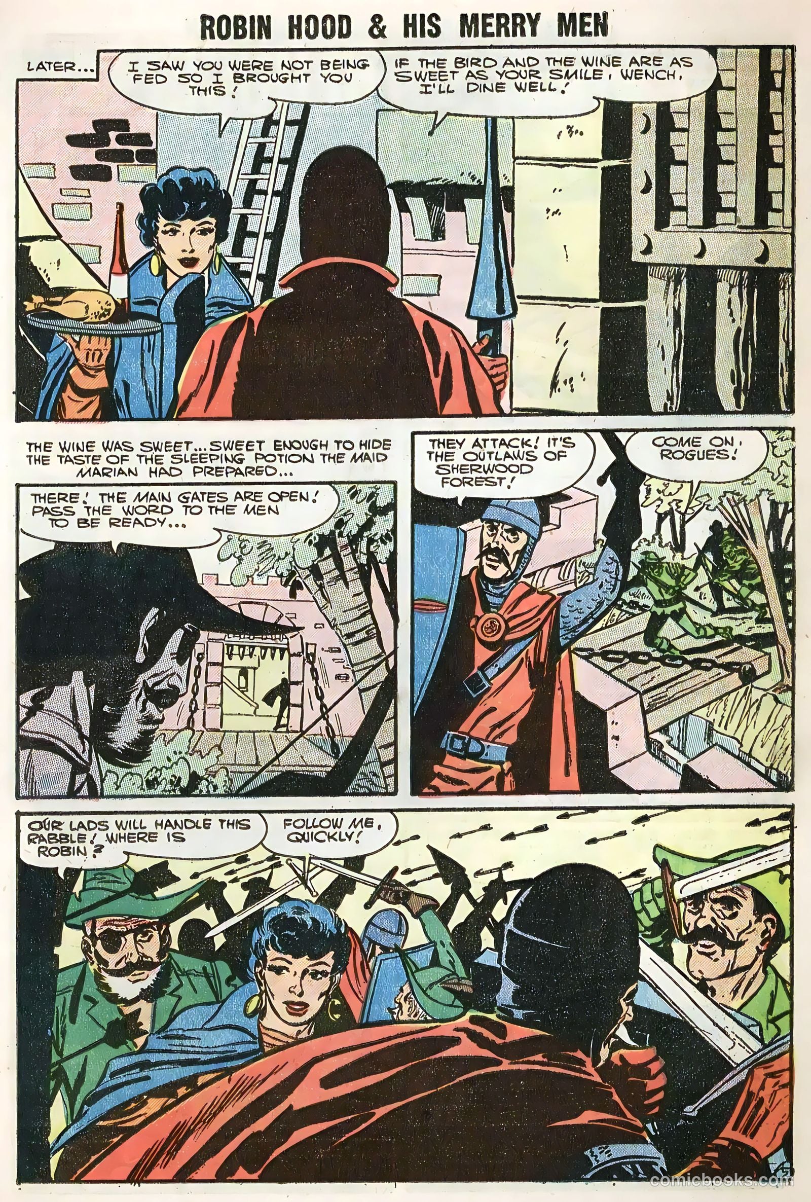 Robin Hood and His Merry Men #28 (1956) — page 23 of 36