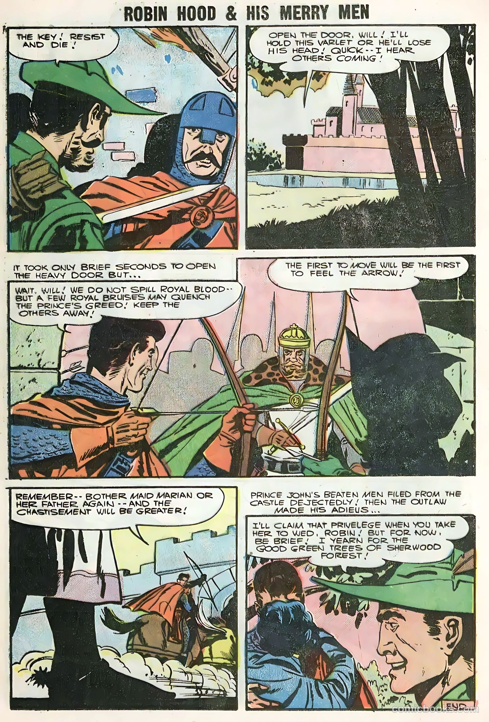 Robin Hood and His Merry Men #28 (1956) — page 24 of 36
