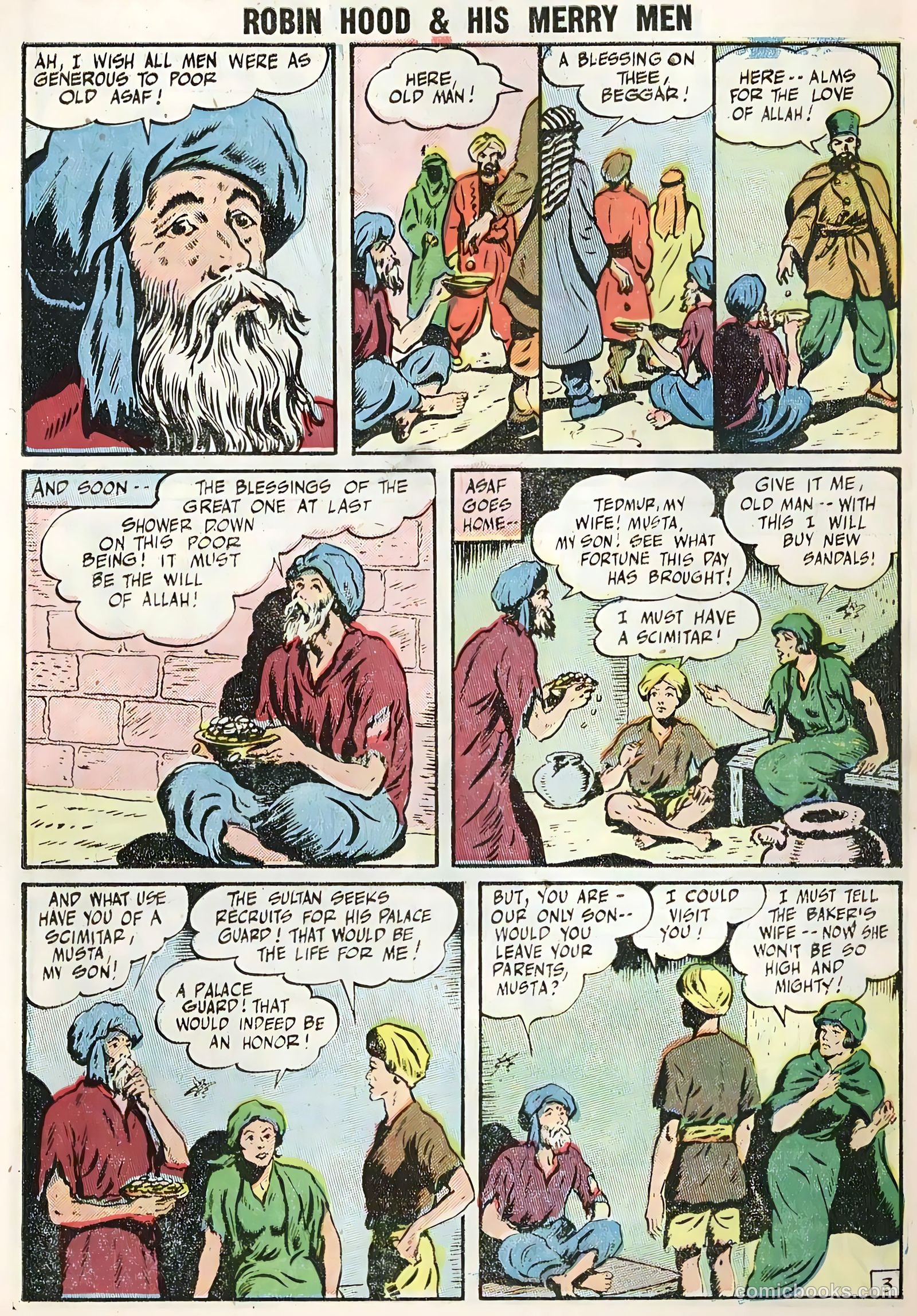 Robin Hood and His Merry Men #28 (1956) — page 27 of 36