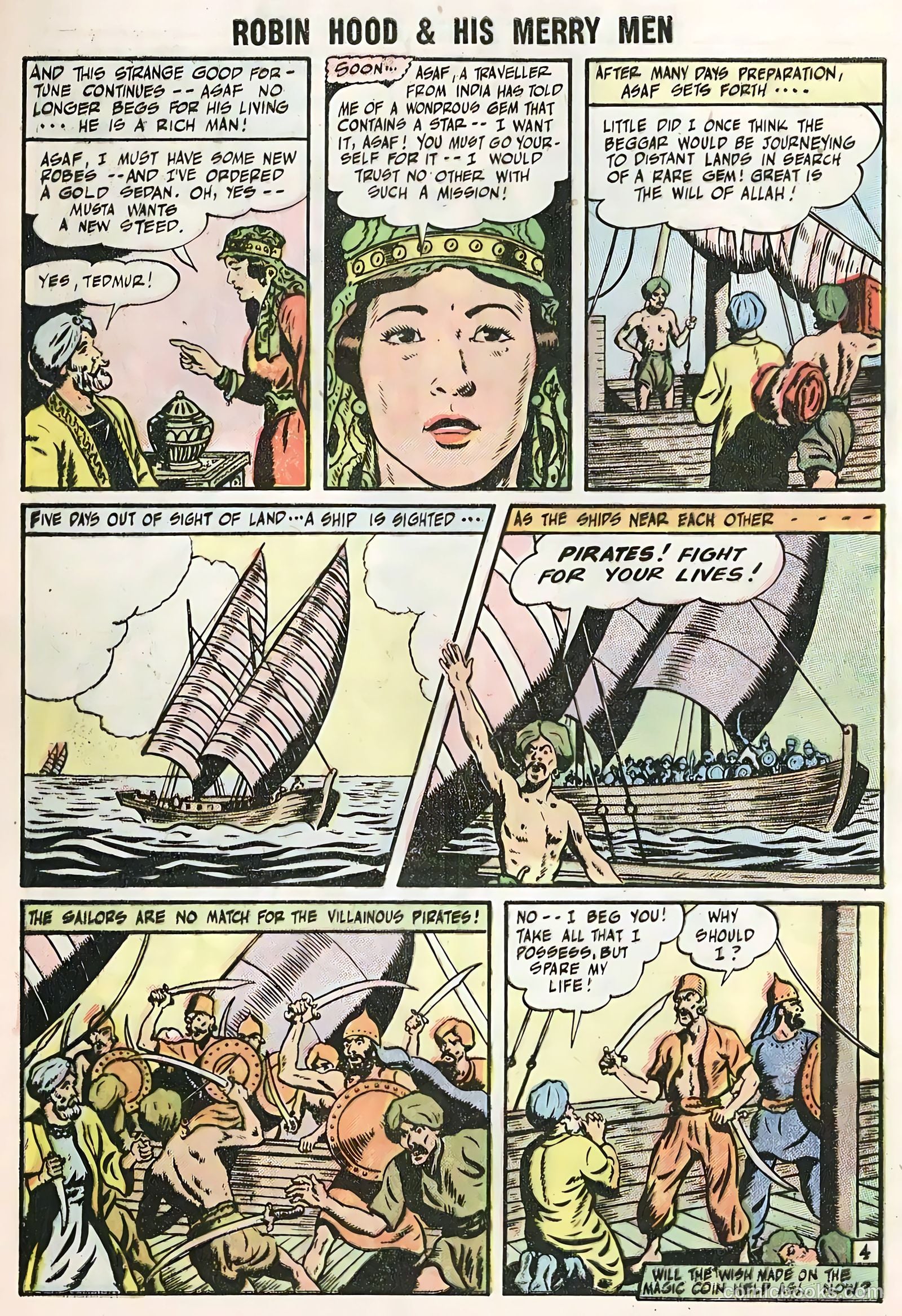 Robin Hood and His Merry Men #28 (1956) — page 28 of 36