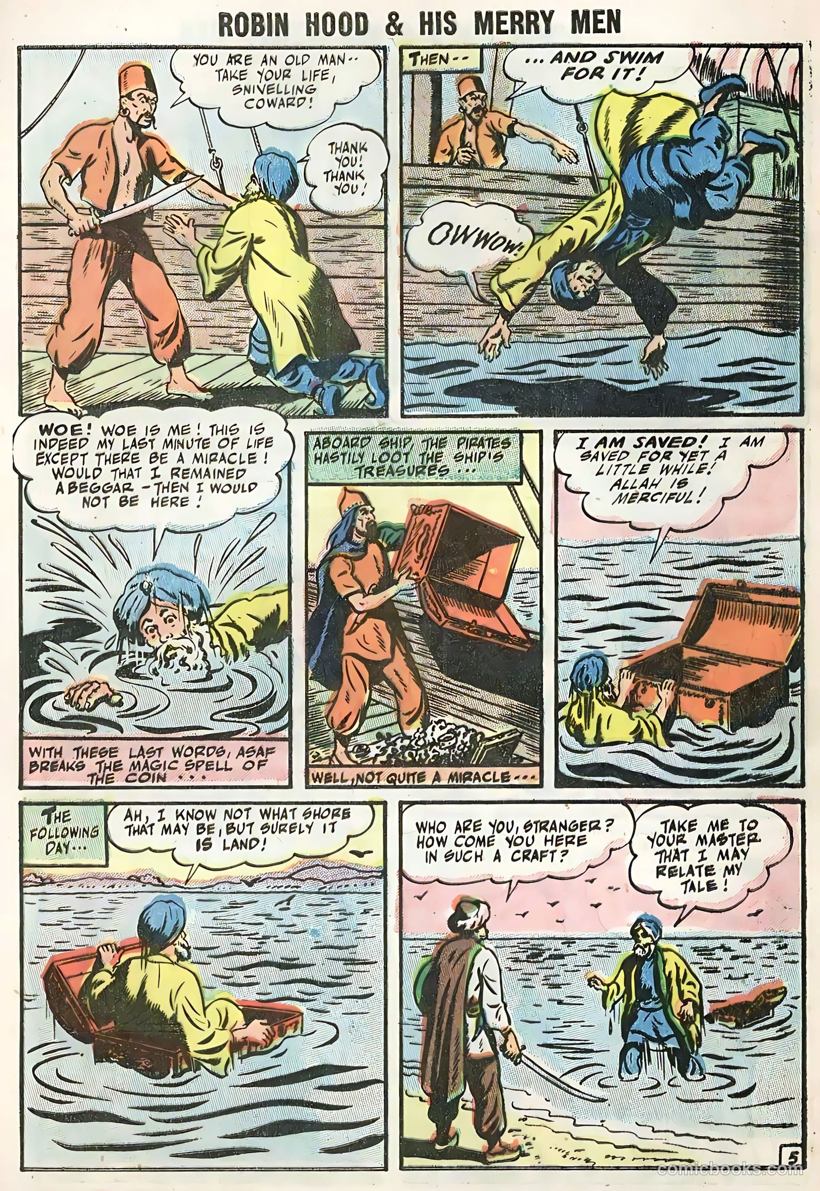 Robin Hood and His Merry Men #28 (1956) — page 29 of 36