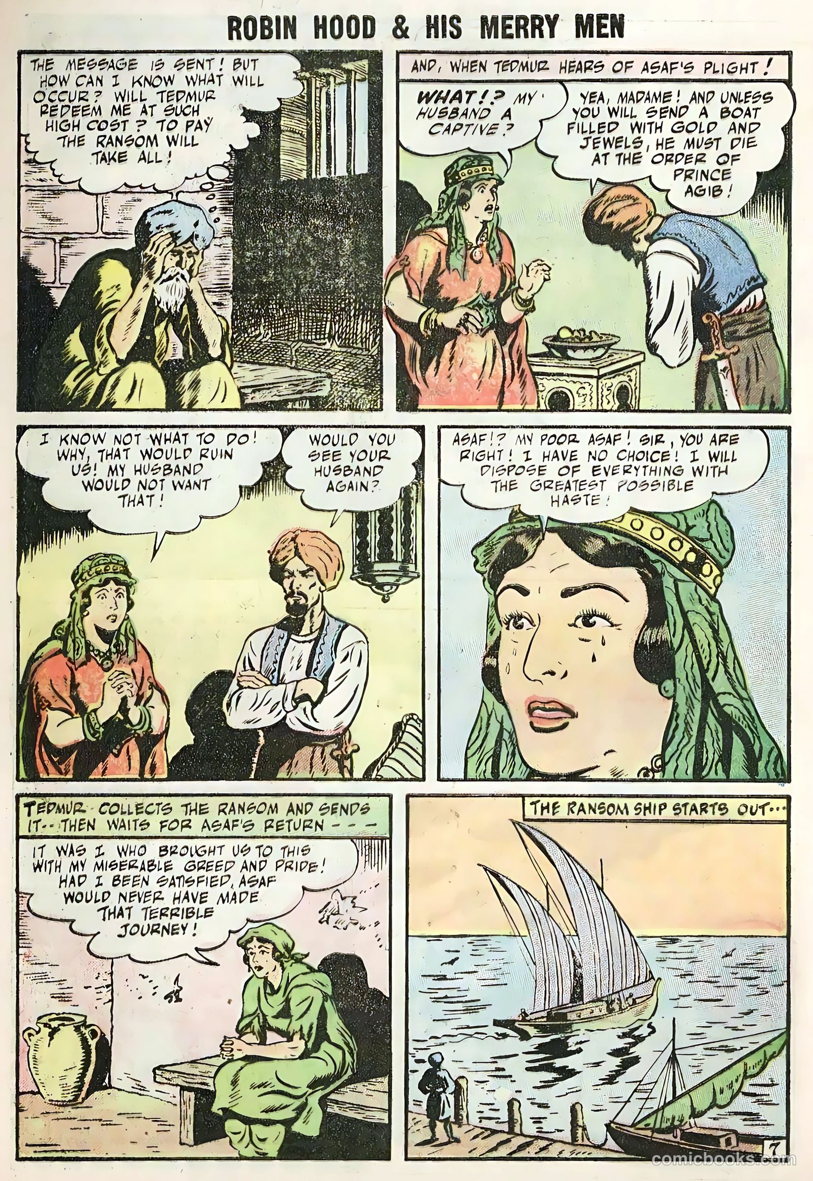 Robin Hood and His Merry Men #28 (1956) — page 32 of 36