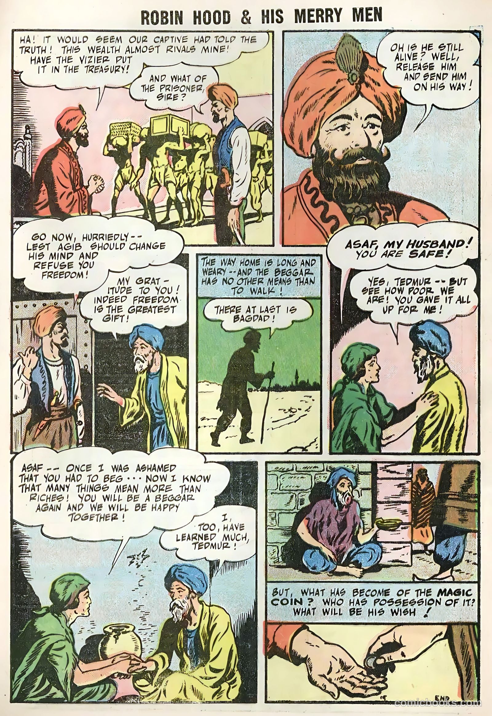 Robin Hood and His Merry Men #28 (1956) — page 33 of 36