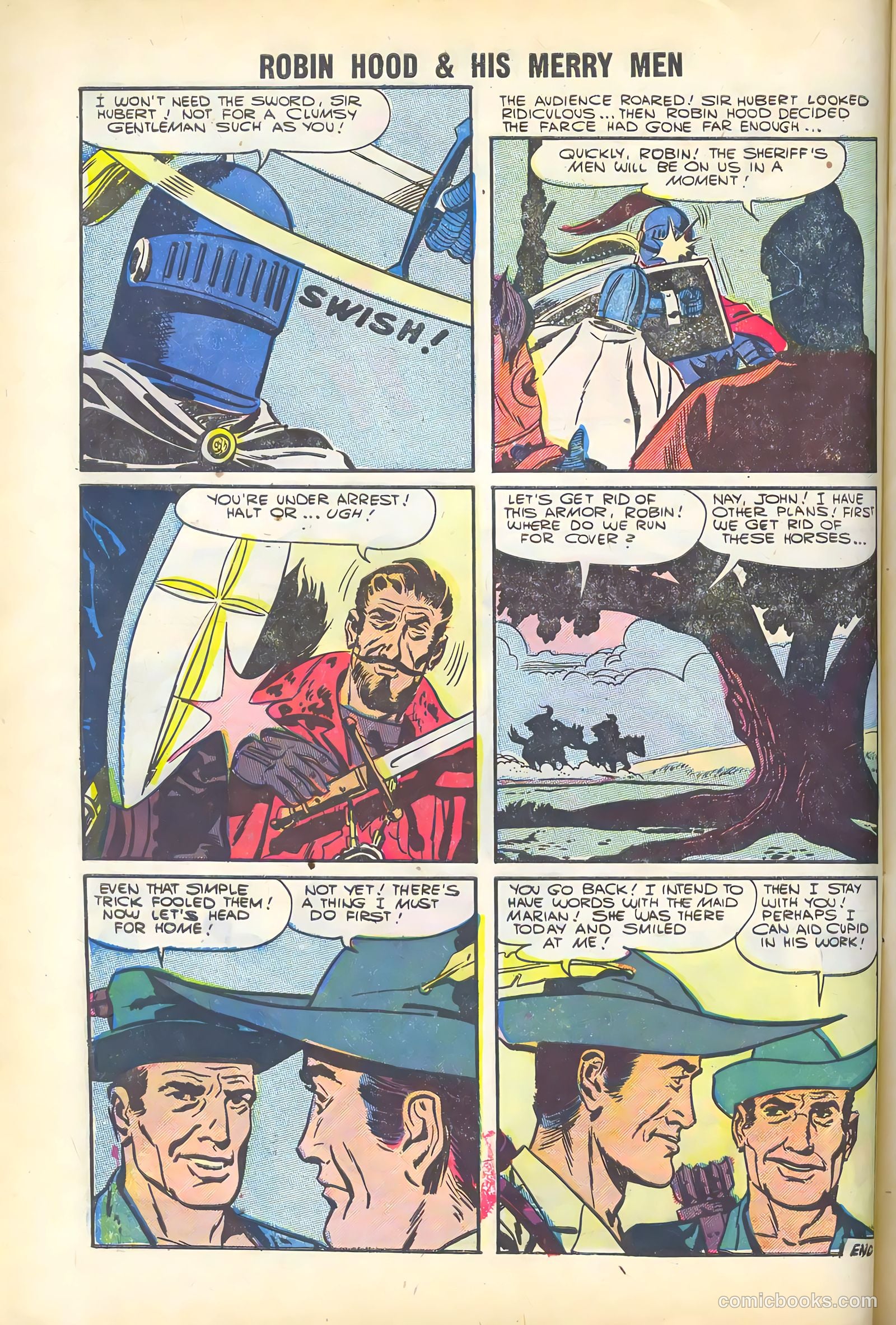 Robin Hood and His Merry Men #29 (1956) — page 8 of 36