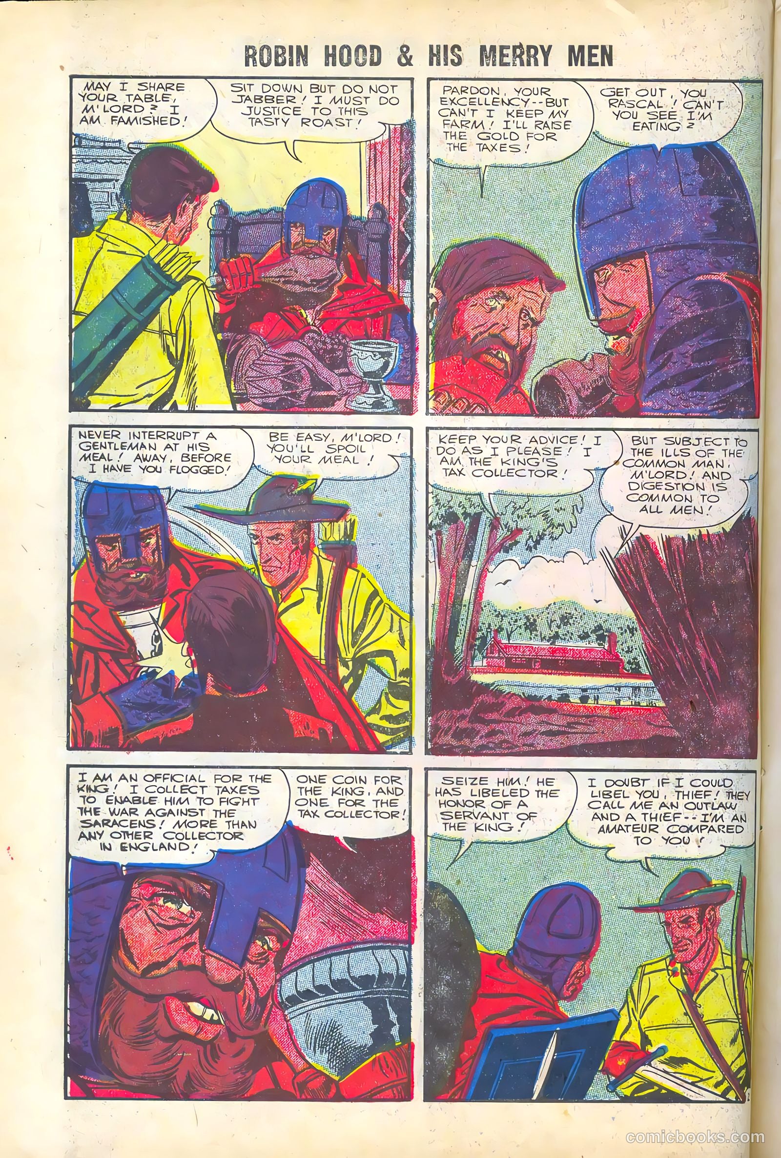 Robin Hood and His Merry Men #29 (1956) — page 10 of 36
