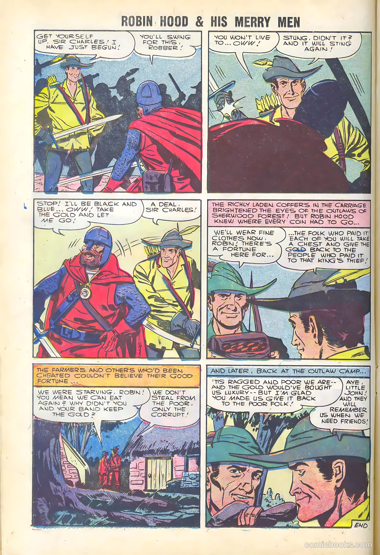 Robin Hood and His Merry Men #29 (1956) — page 12 of 36
