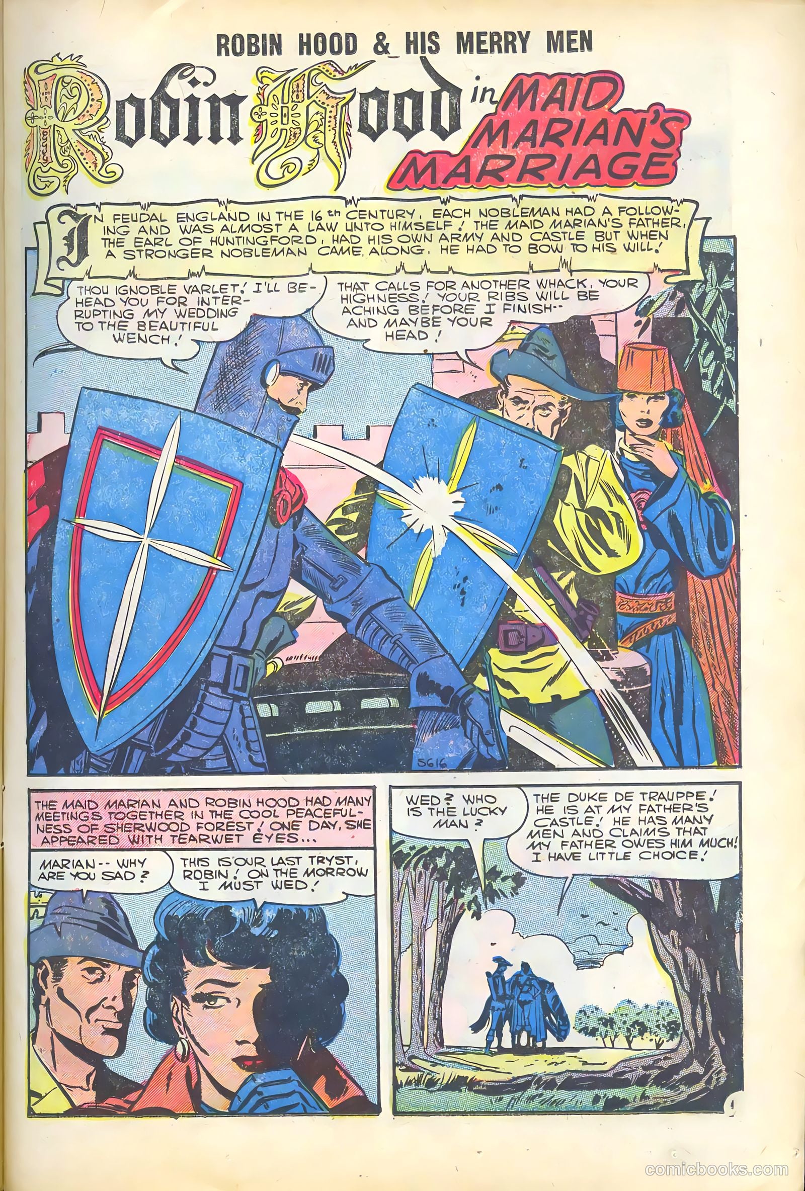 Robin Hood and His Merry Men #29 (1956) — page 13 of 36
