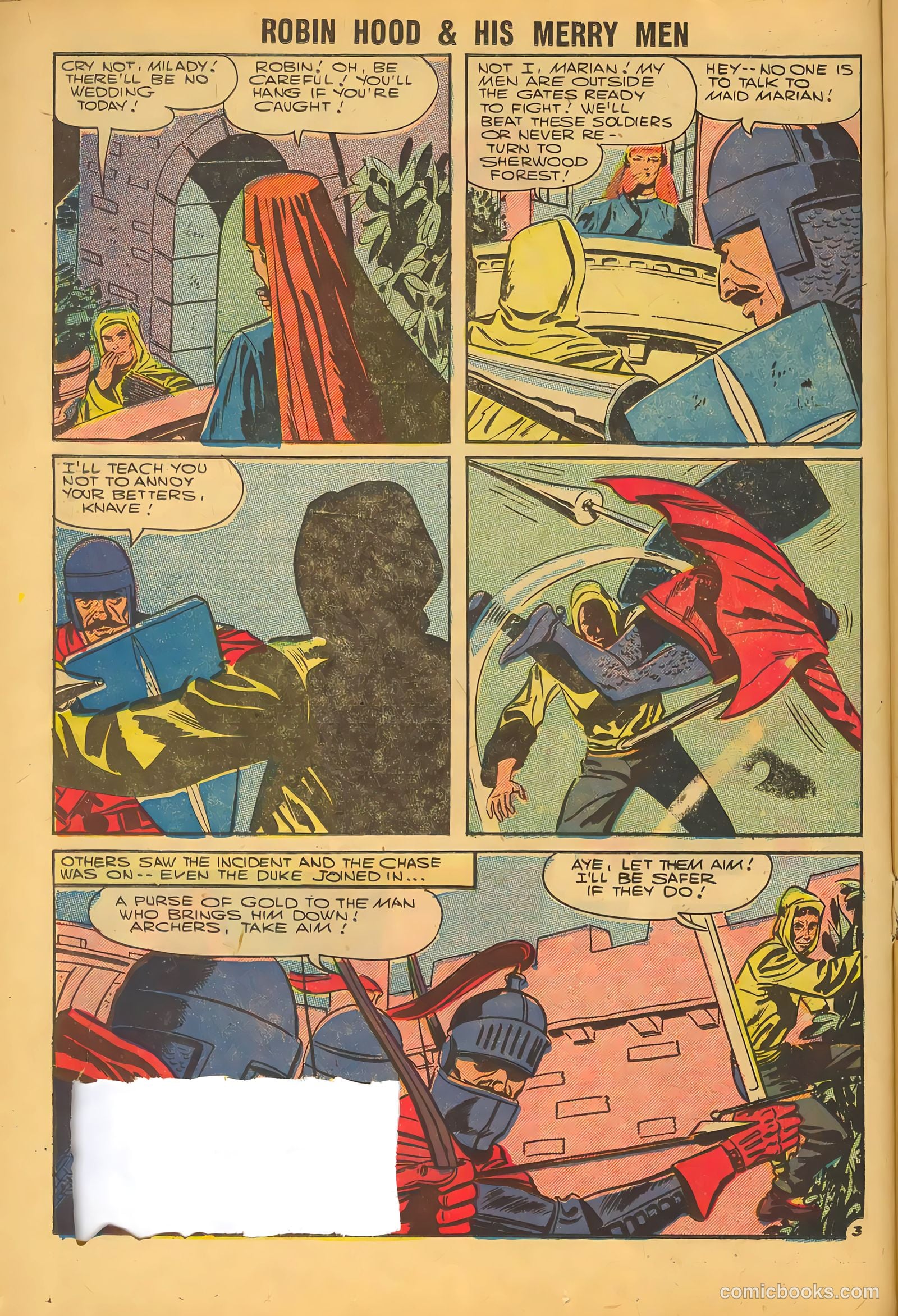 Robin Hood and His Merry Men #29 (1956) — page 16 of 36