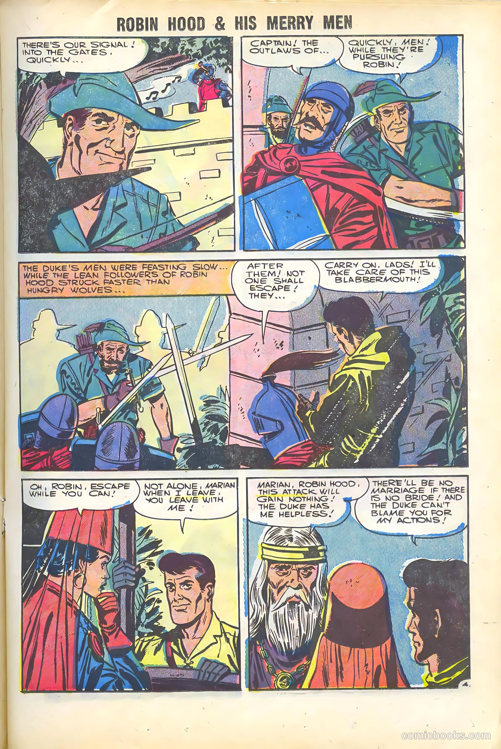 Robin Hood and His Merry Men #29 (1956) — page 17 of 36