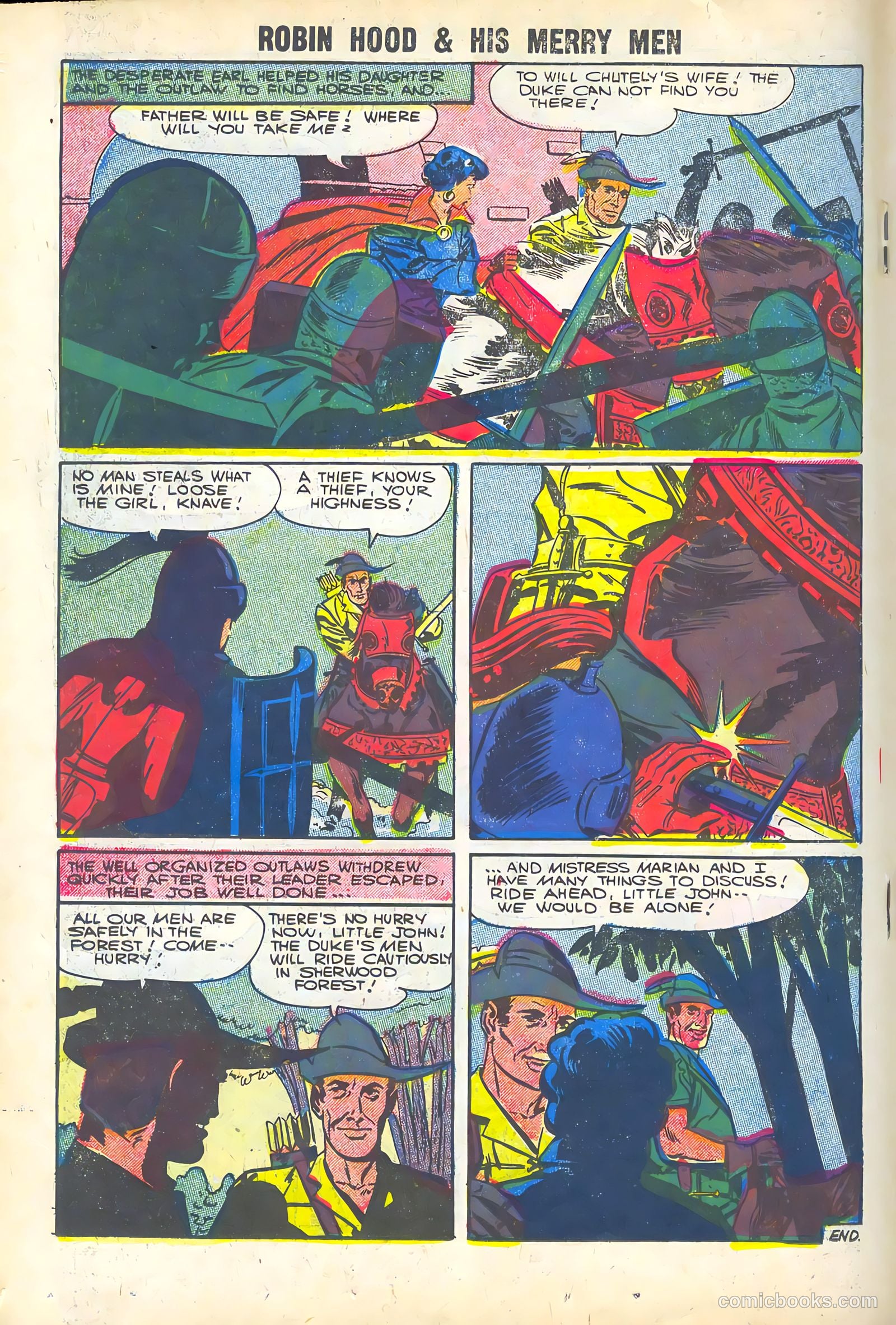 Robin Hood and His Merry Men #29 (1956) — page 18 of 36